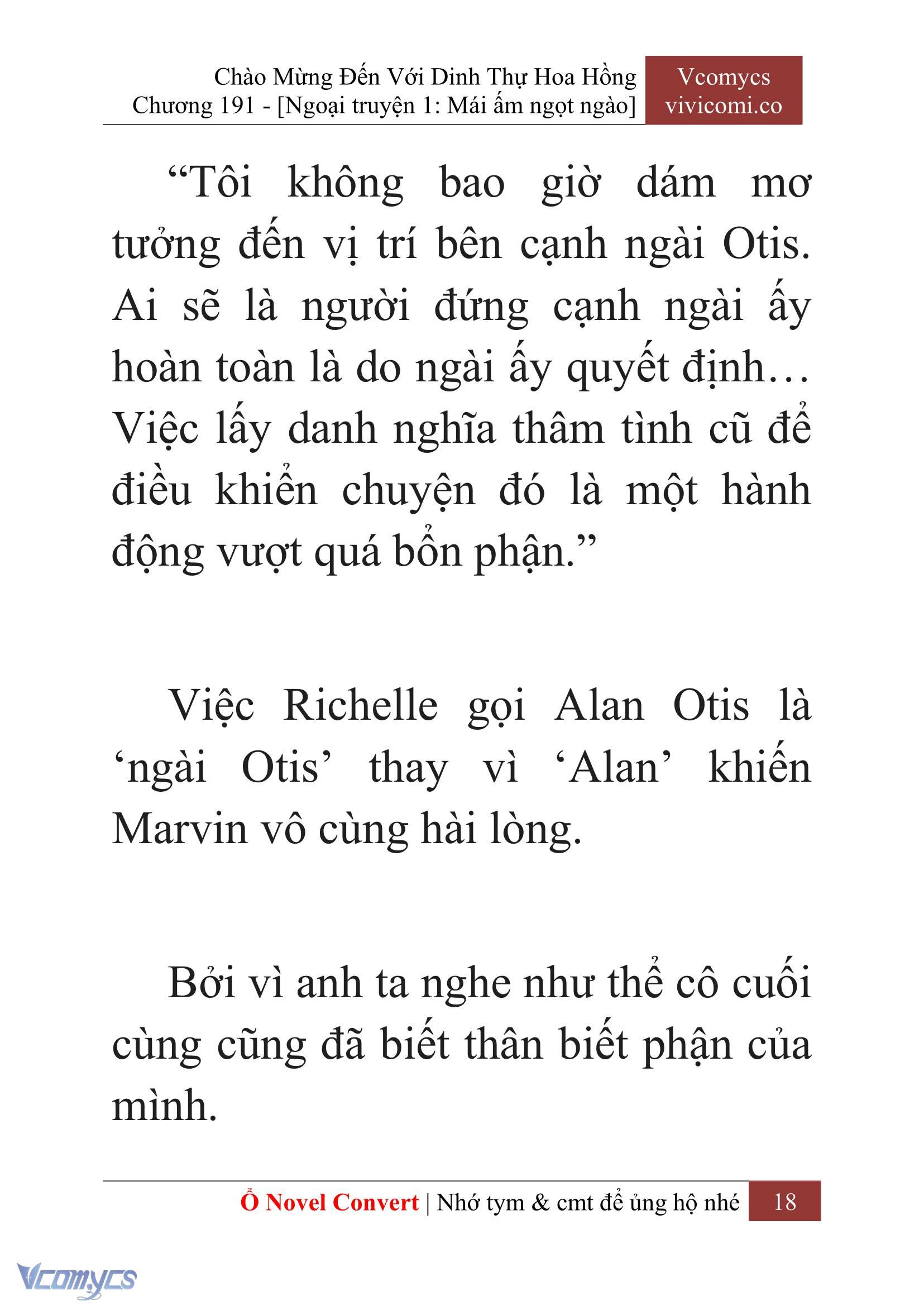 [Novel] Chào Mừng Đến Với Dinh Thự Hoa Hồng Chap 191 - Trang 2