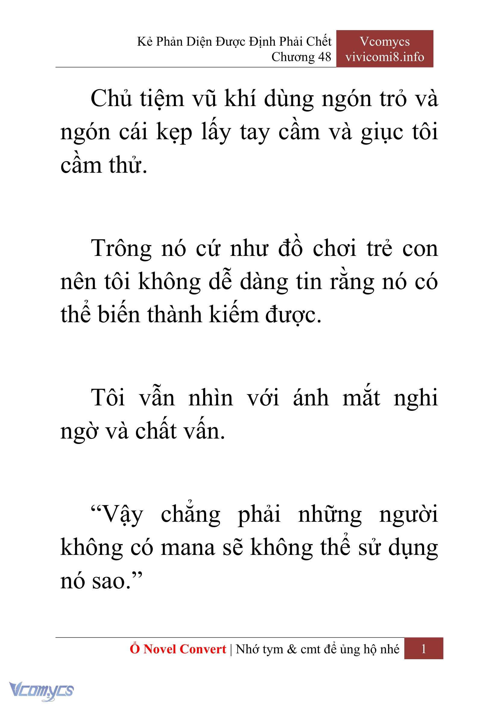 [Novel] Kẻ Phản Diện Được Định Phải Chết Chap 48 - Trang 2
