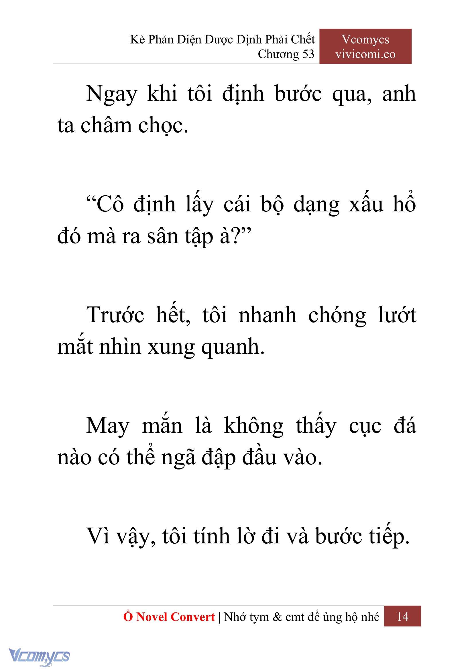 [Novel] Kẻ Phản Diện Được Định Phải Chết Chap 53 - Trang 2