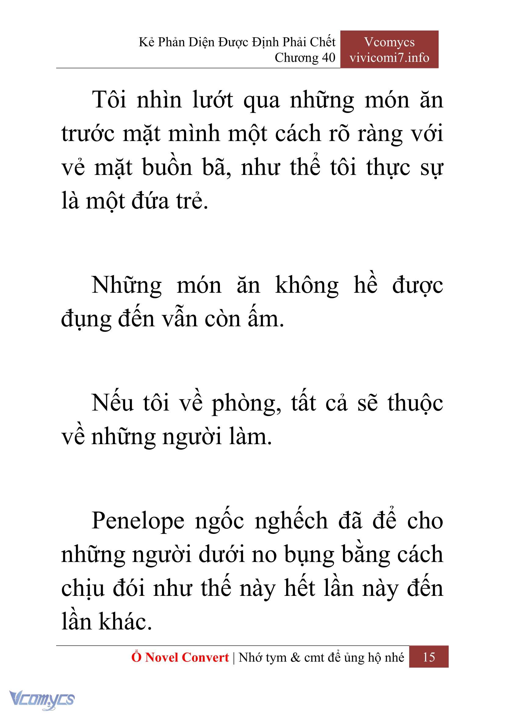 [Novel] Kẻ Phản Diện Được Định Phải Chết Chap 40 - Trang 2