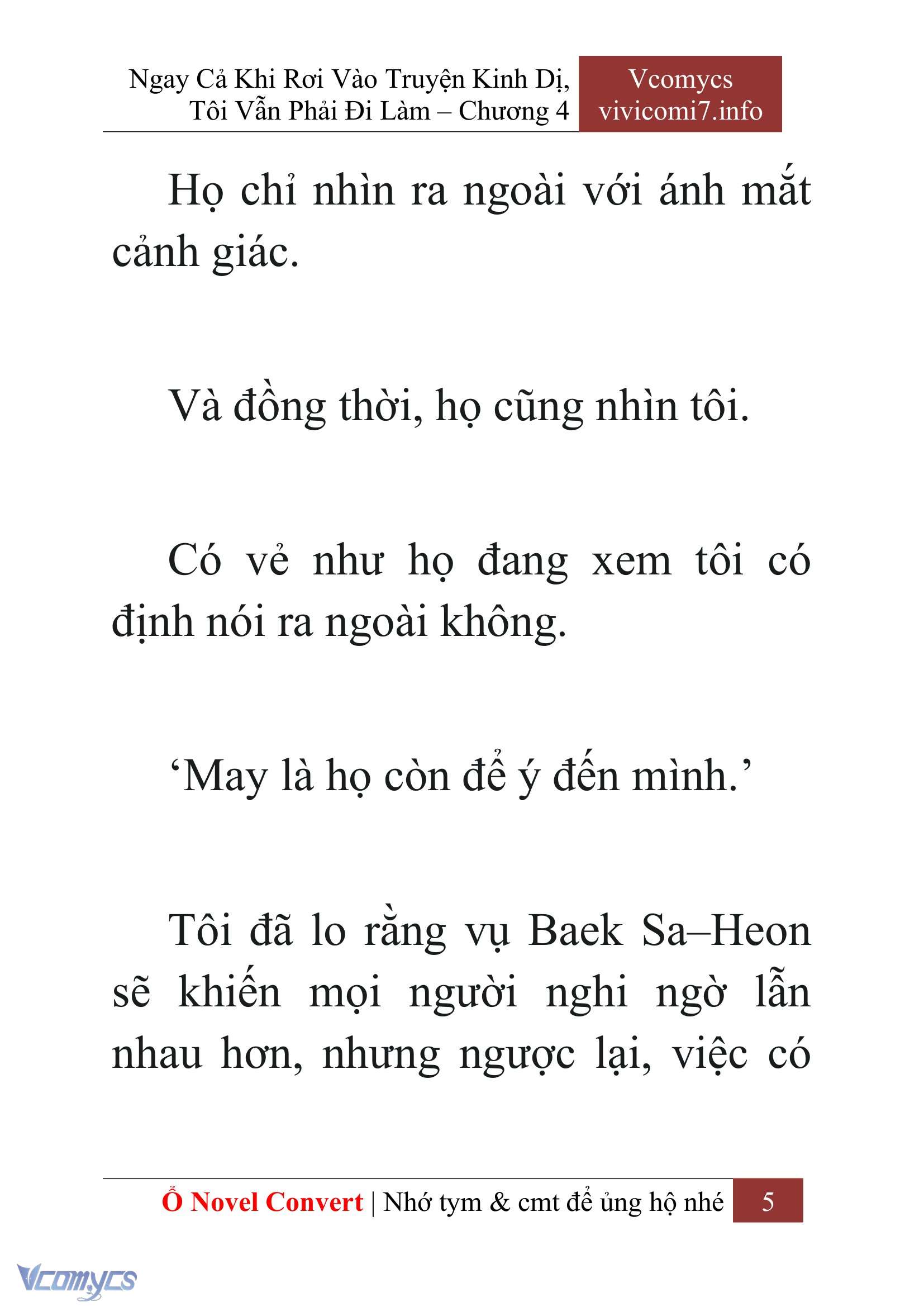 [Novel] Ngay Cả Khi Rơi Vào Truyện Kinh Dị, Tôi Vẫn Phải Đi Làm Chap 4 - Trang 2