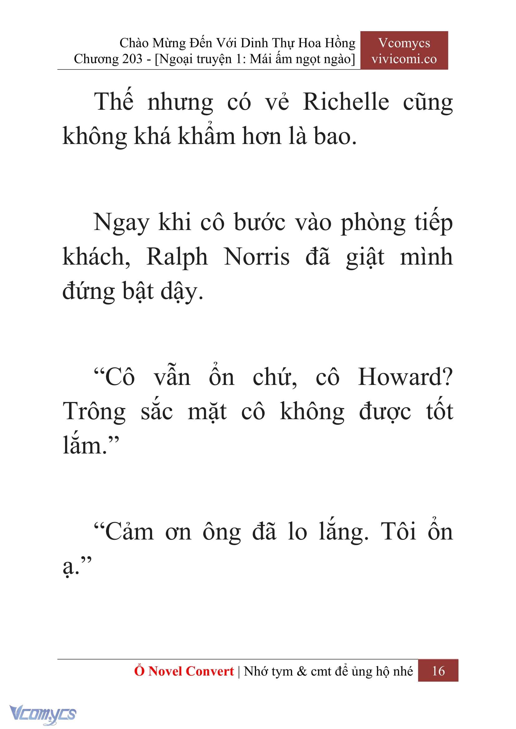 [Novel] Chào Mừng Đến Với Dinh Thự Hoa Hồng Chap 203 - Trang 2