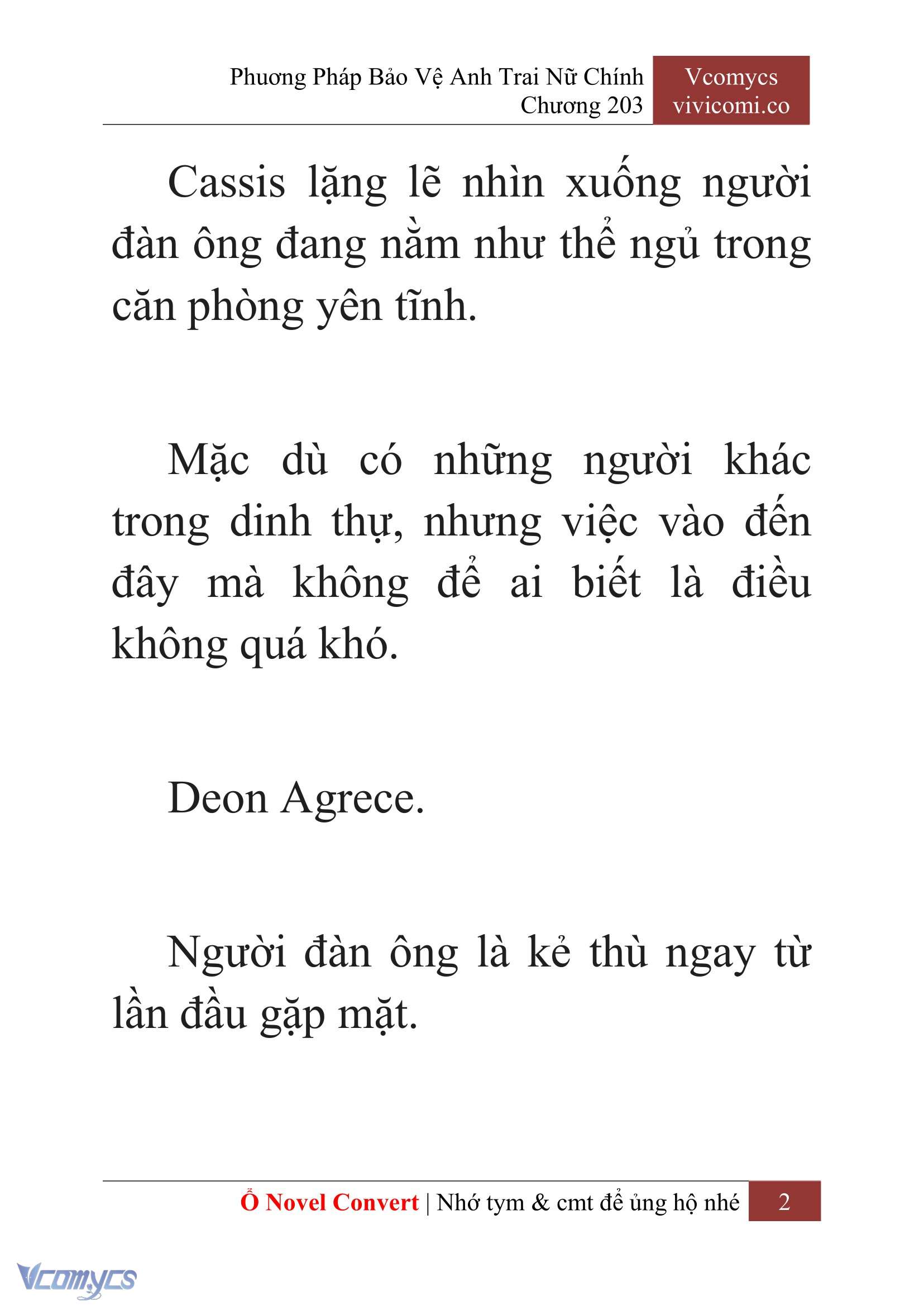 [Novel] Phương Pháp Bảo Vệ Anh Trai Nữ Chính Chap 203 - Trang 2