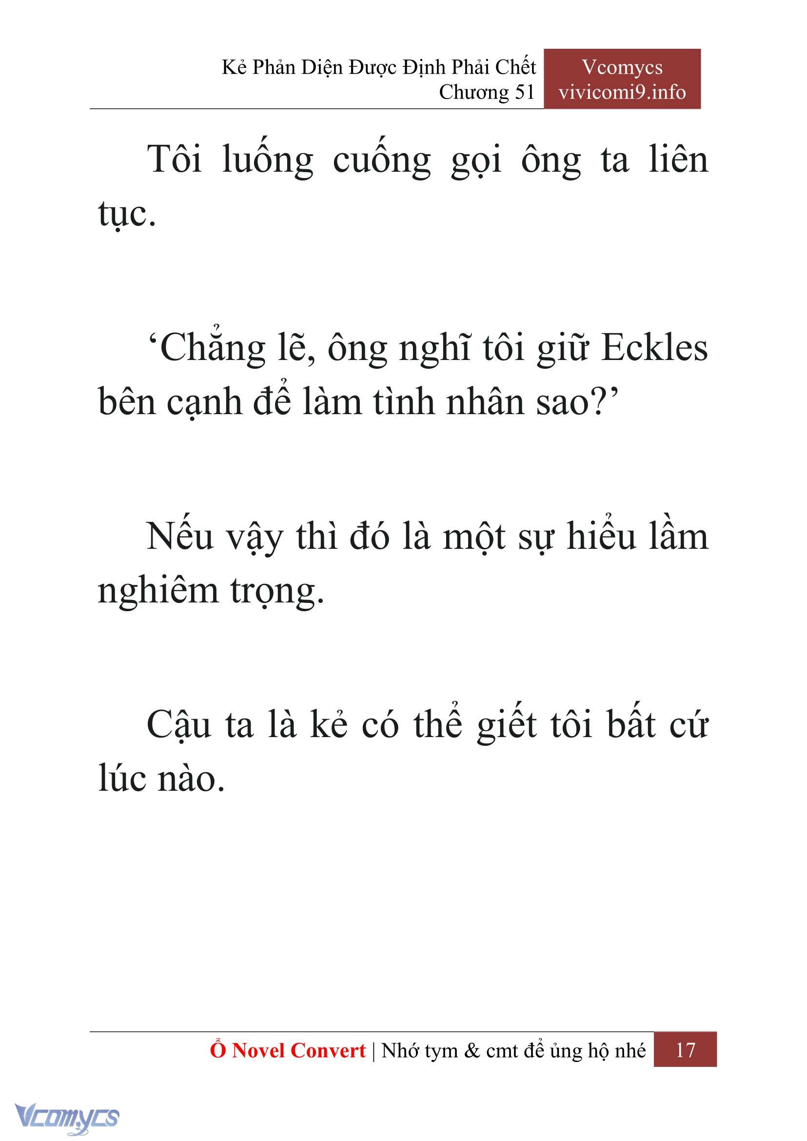 [Novel] Kẻ Phản Diện Được Định Phải Chết Chap 51 - Trang 2