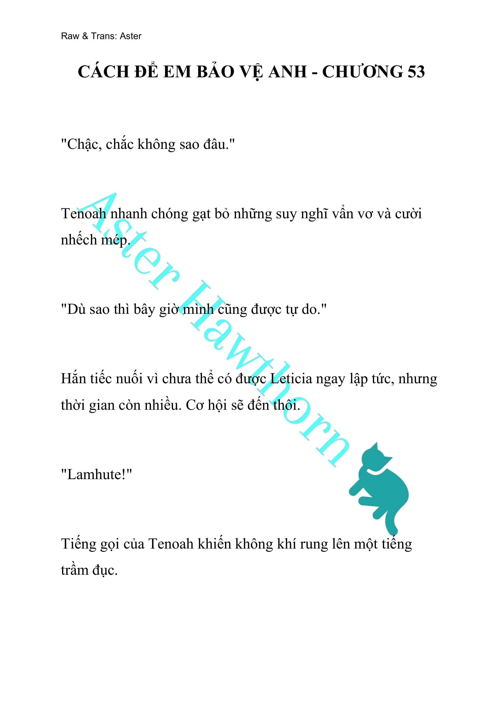 [NOVEL] Cách Để Em Bảo Vệ Anh Chap 53 - Trang 2