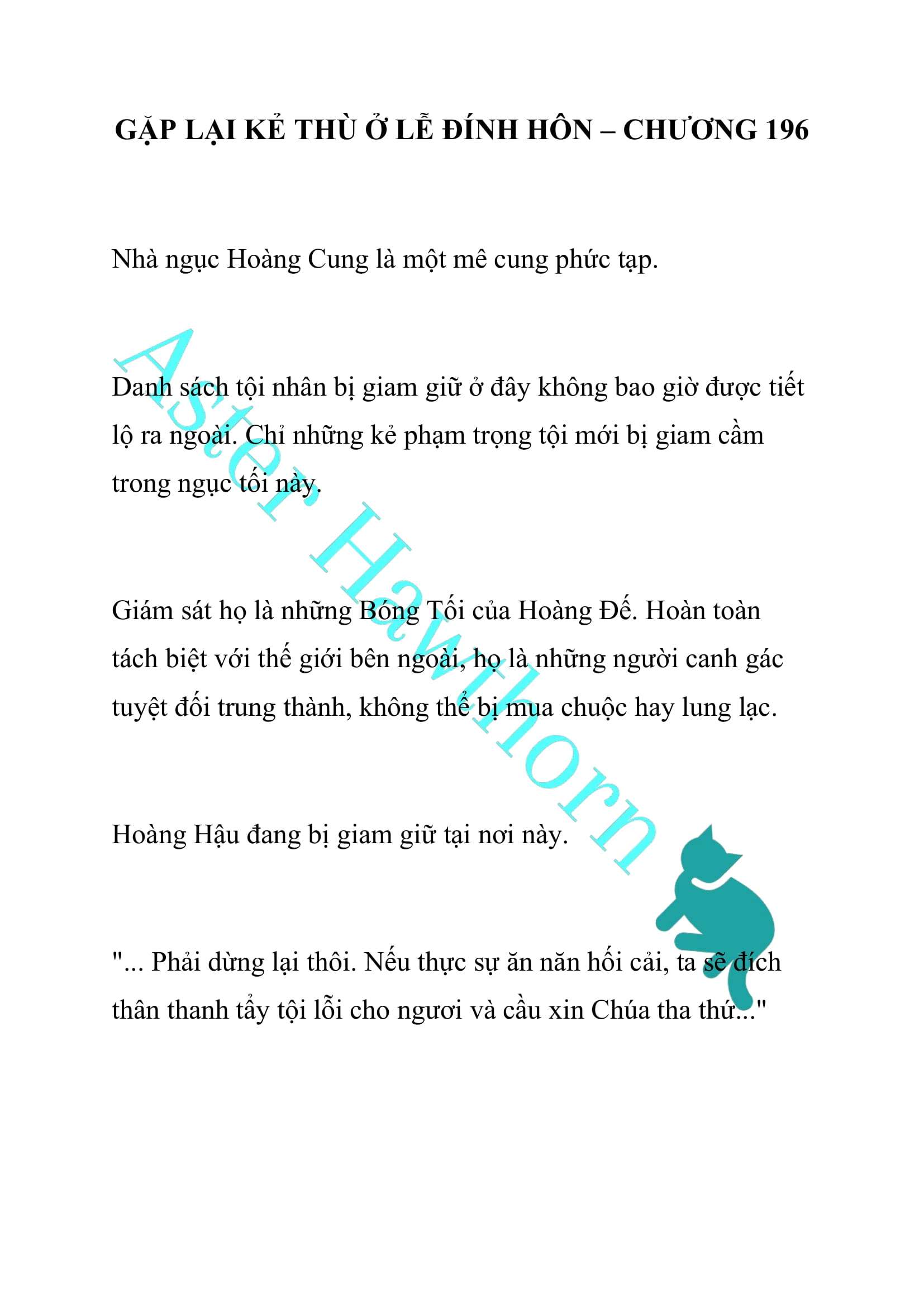 [NOVEL] Gặp Lại Kẻ Thù Ở Lễ Đính Hôn Chap 196 - Trang 2