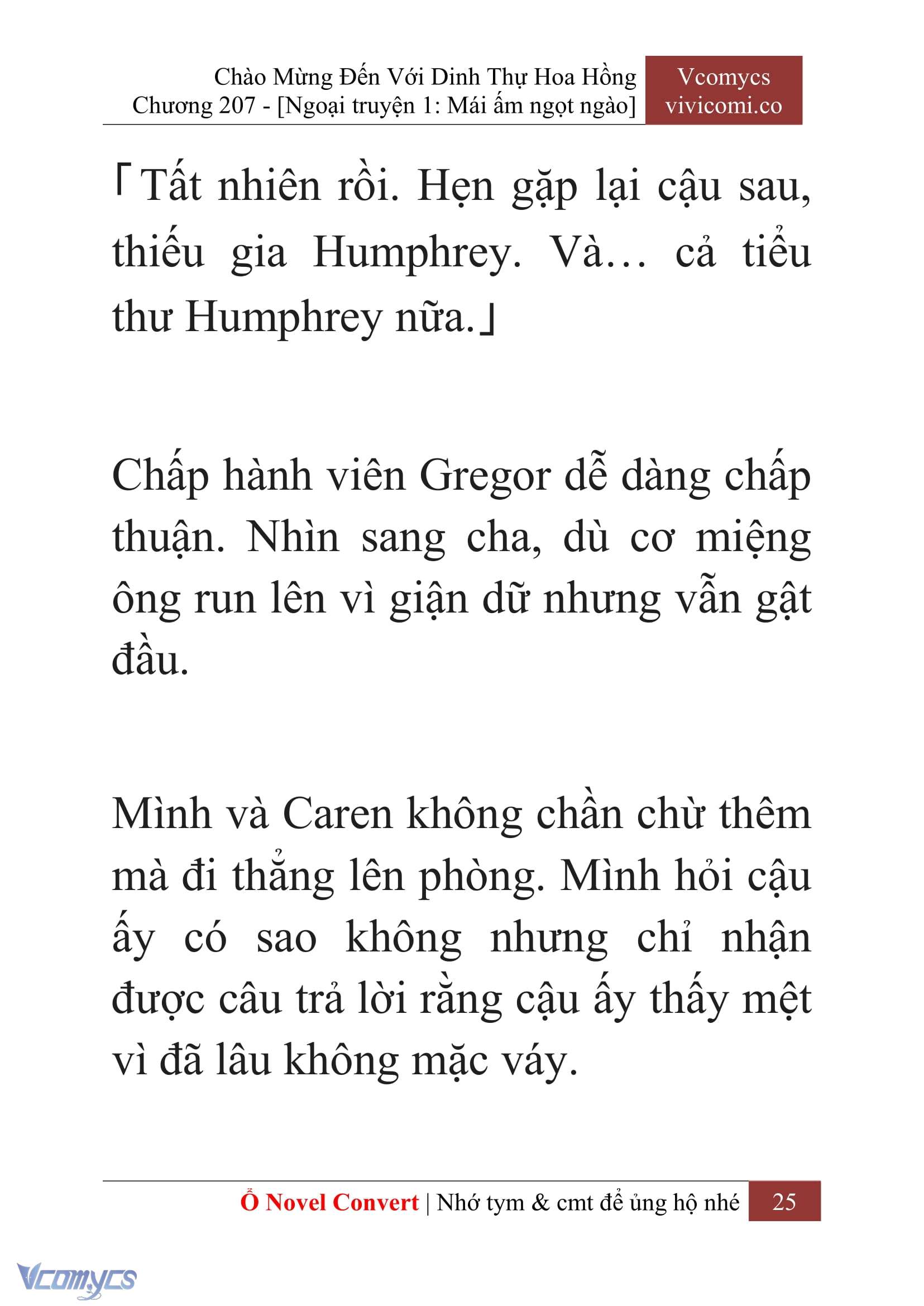 [Novel] Chào Mừng Đến Với Dinh Thự Hoa Hồng Chap 207 - Trang 2