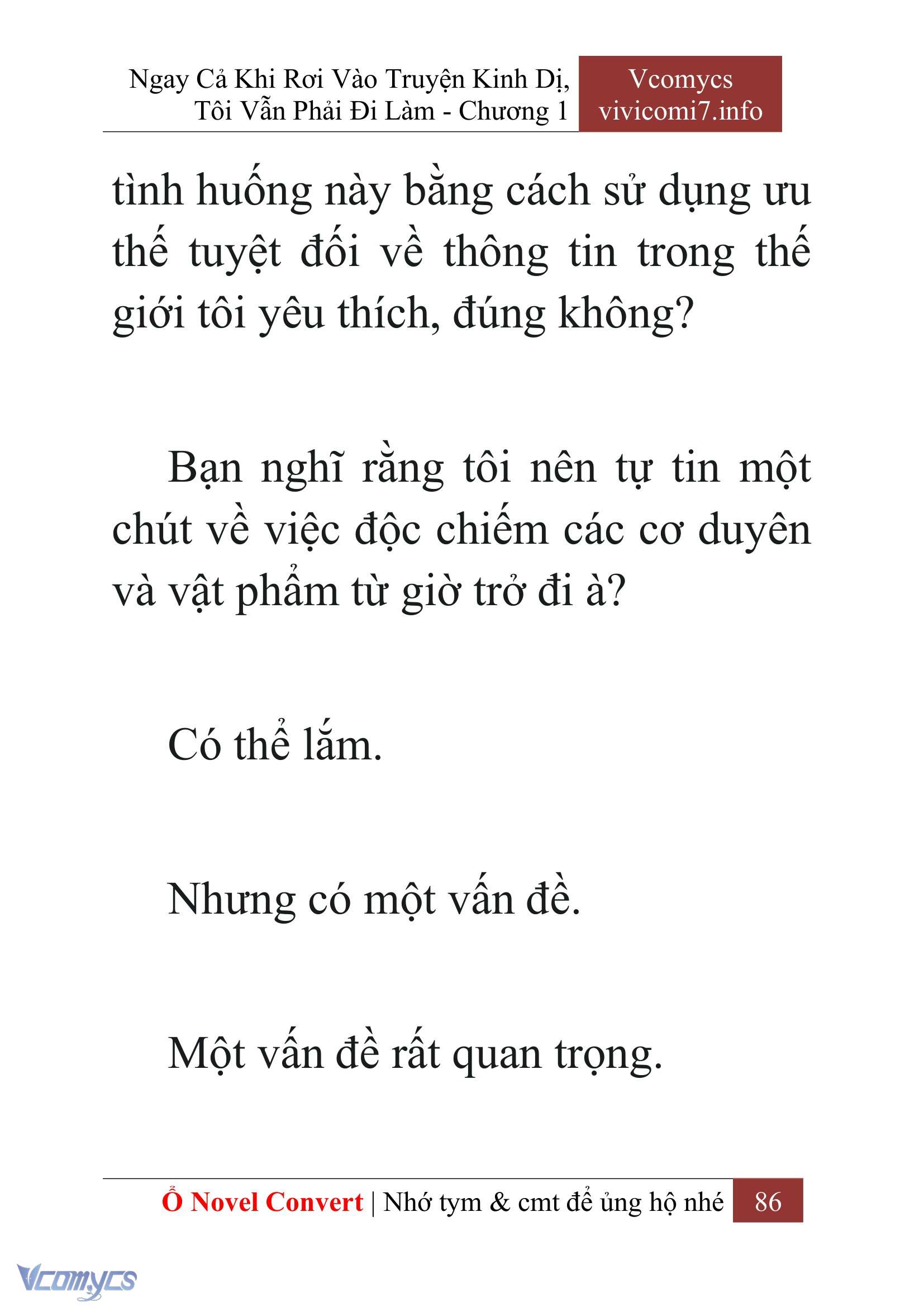[Novel] Ngay Cả Khi Rơi Vào Truyện Kinh Dị, Tôi Vẫn Phải Đi Làm Chap 1 - Trang 2