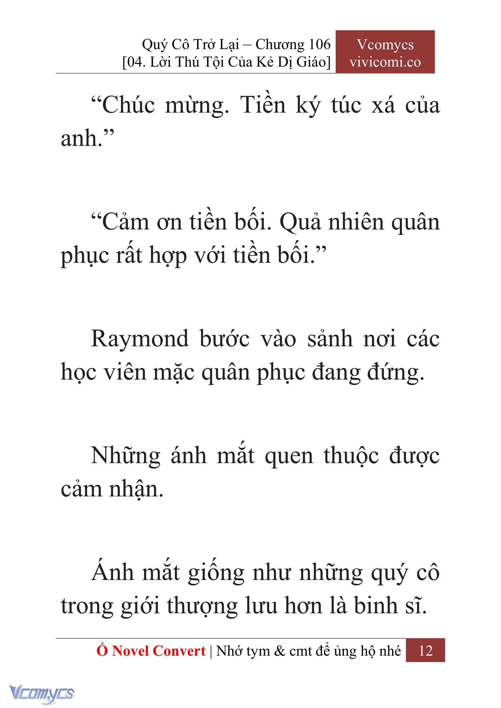 [Novel] Quý Cô Trở Lại Chap 106 - Trang 2