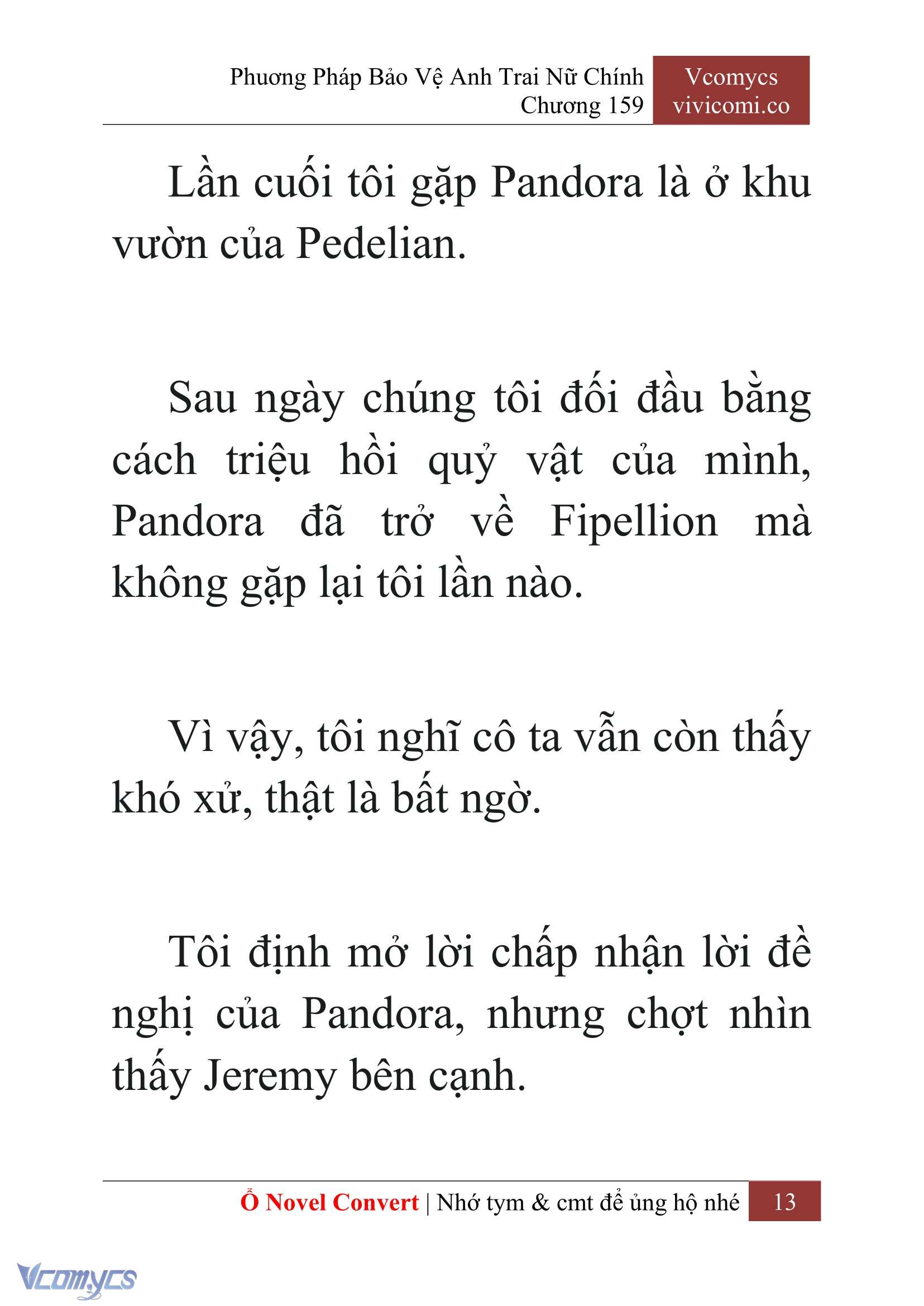 [Novel] Phương Pháp Bảo Vệ Anh Trai Nữ Chính Chap 159 - Trang 2