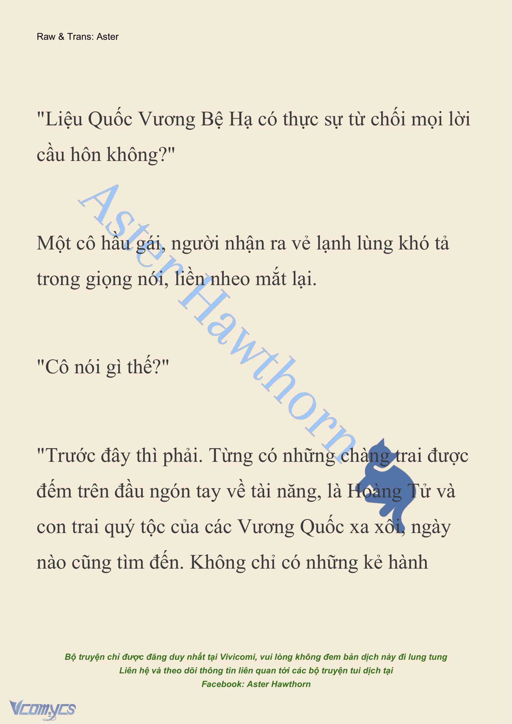 [NOVEL] Dành Cho Các Nữ Thần: Dành cho Psyche Chap 8 - Trang 2