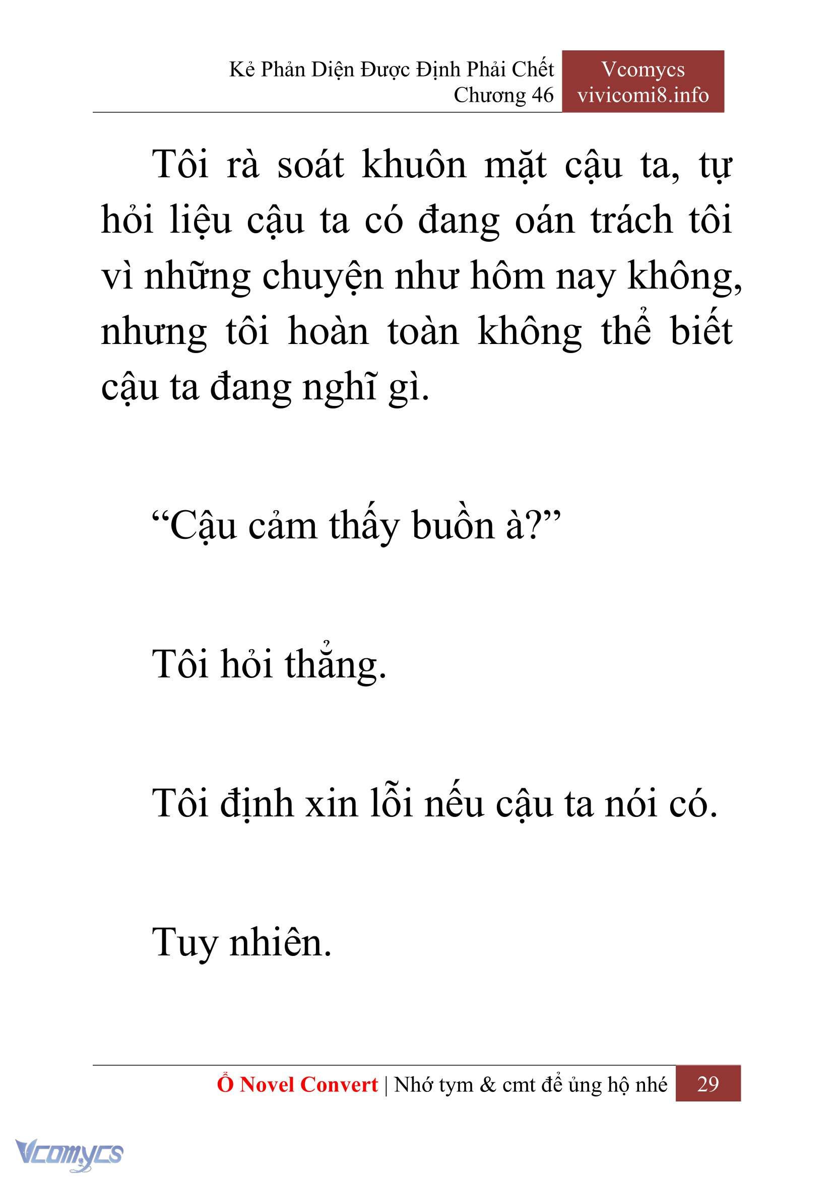 [Novel] Kẻ Phản Diện Được Định Phải Chết Chap 46 - Trang 2