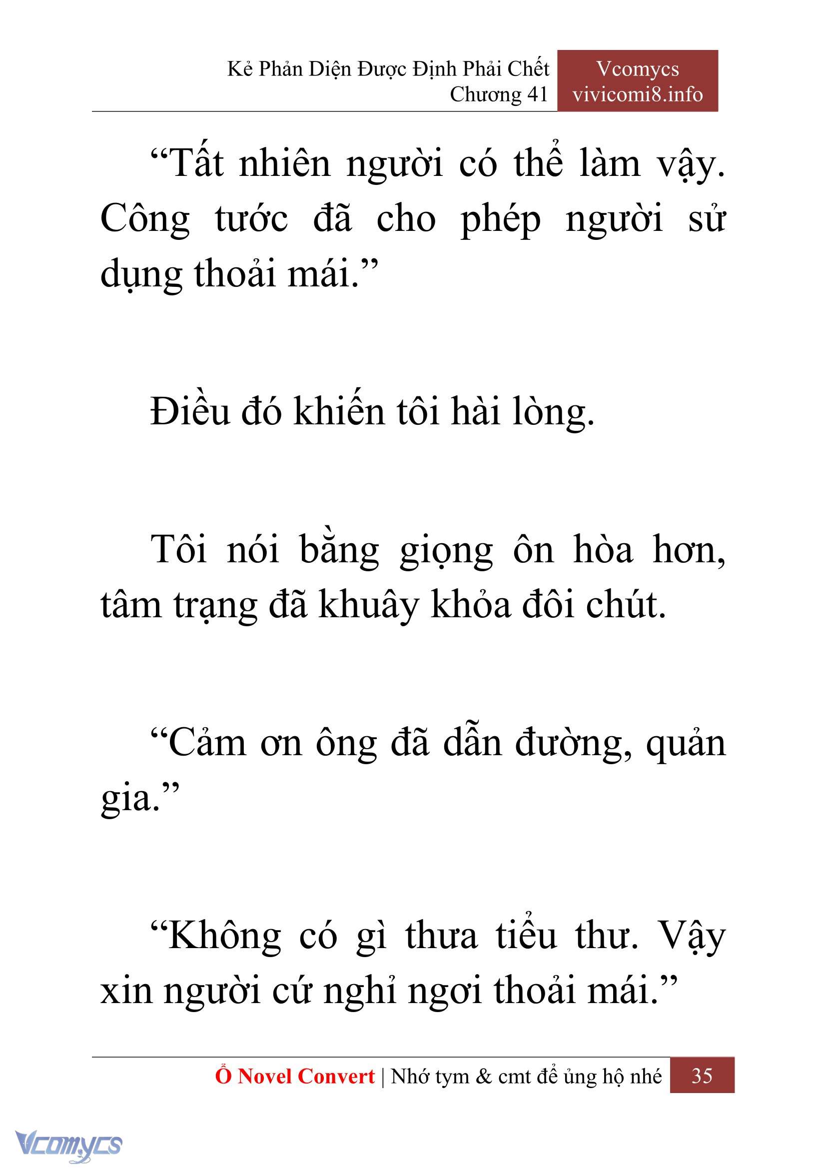 [Novel] Kẻ Phản Diện Được Định Phải Chết Chap 41 - Trang 2