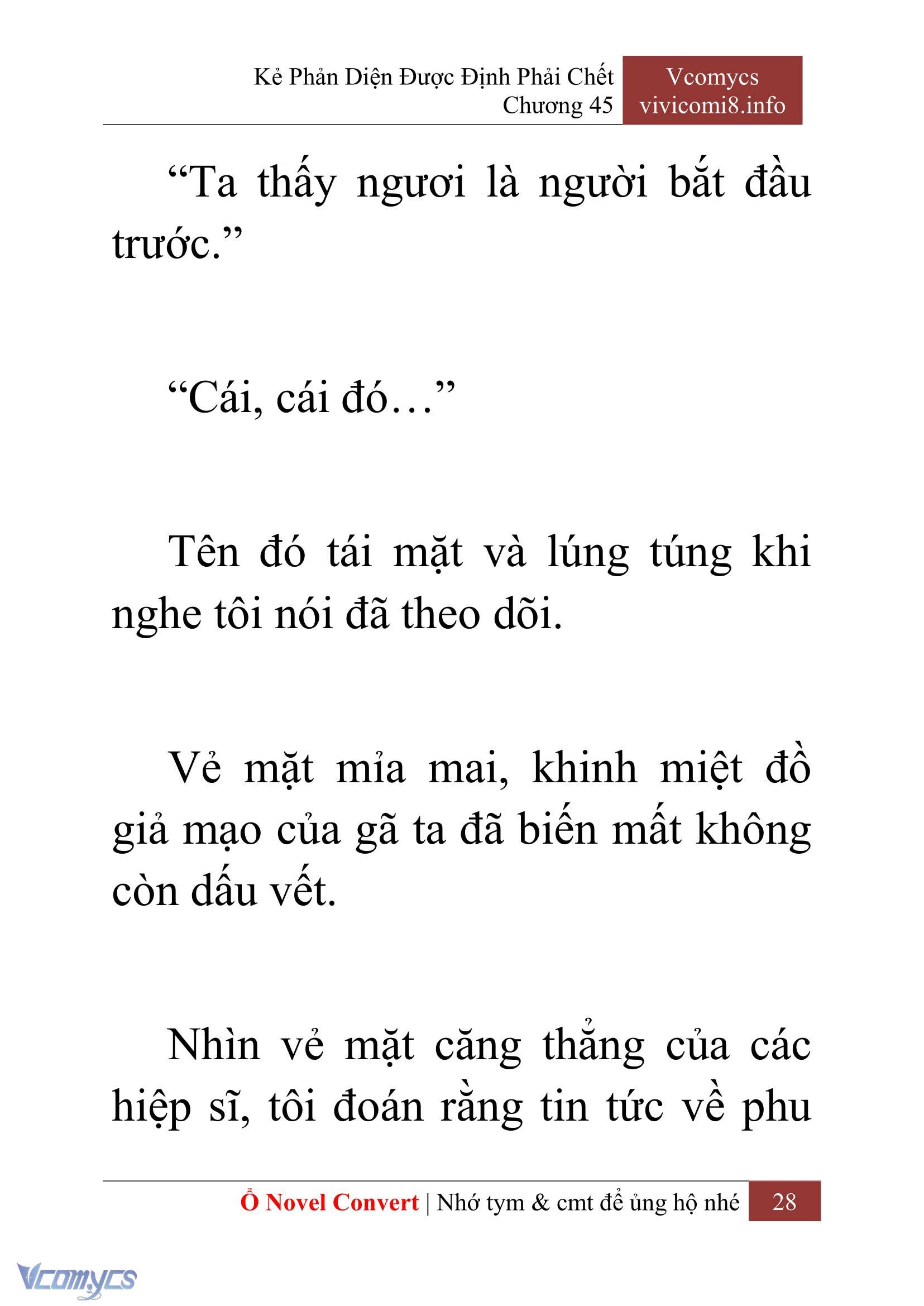 [Novel] Kẻ Phản Diện Được Định Phải Chết Chap 45 - Trang 2