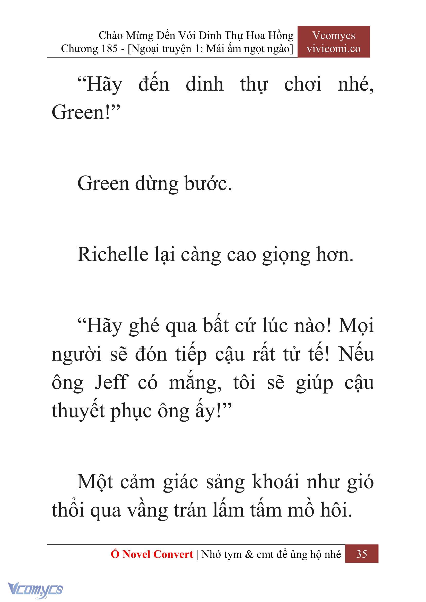 [Novel] Chào Mừng Đến Với Dinh Thự Hoa Hồng Chap 185 - Trang 2