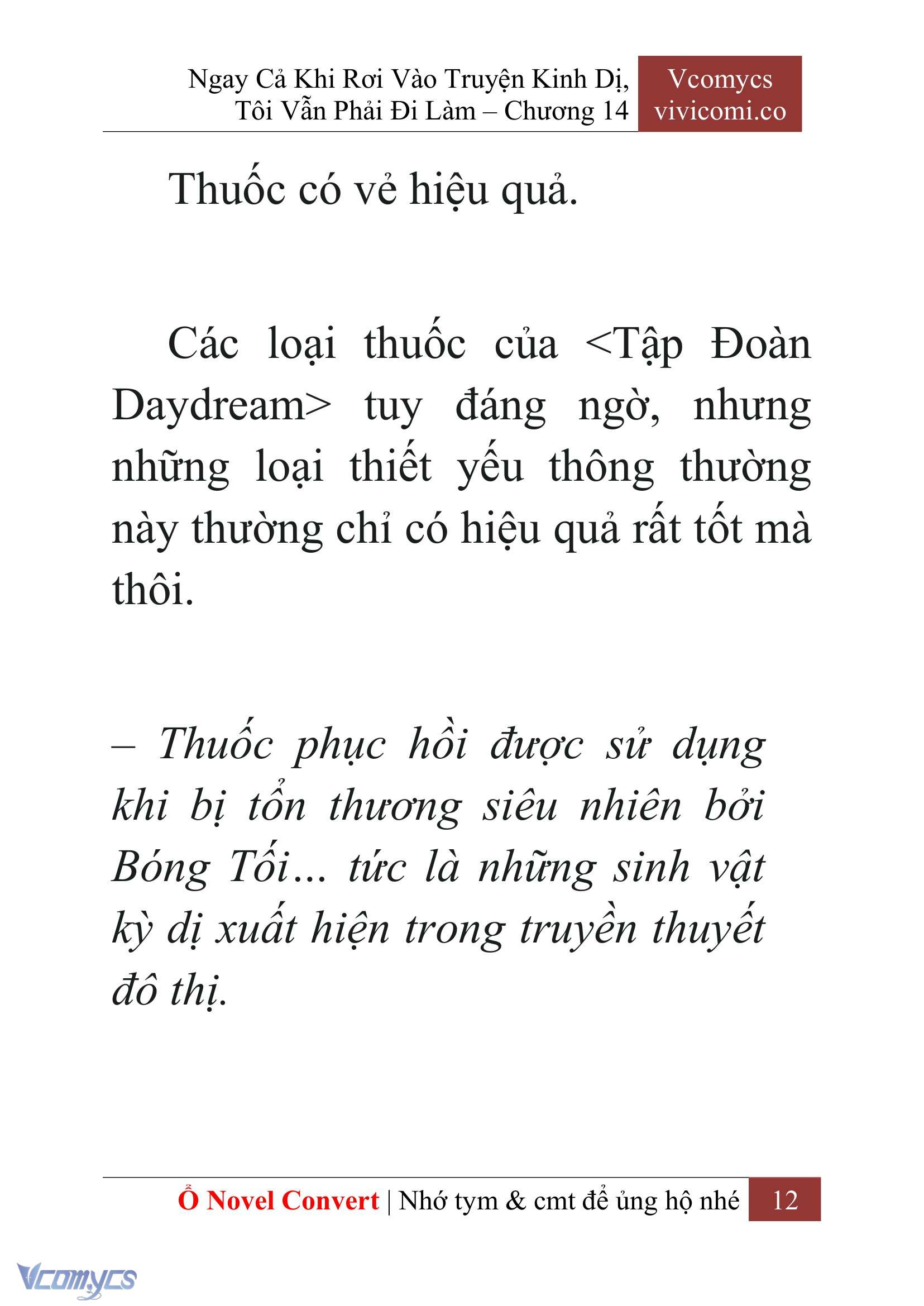 [Novel] Ngay Cả Khi Rơi Vào Truyện Kinh Dị, Tôi Vẫn Phải Đi Làm Chap 14 - Trang 2