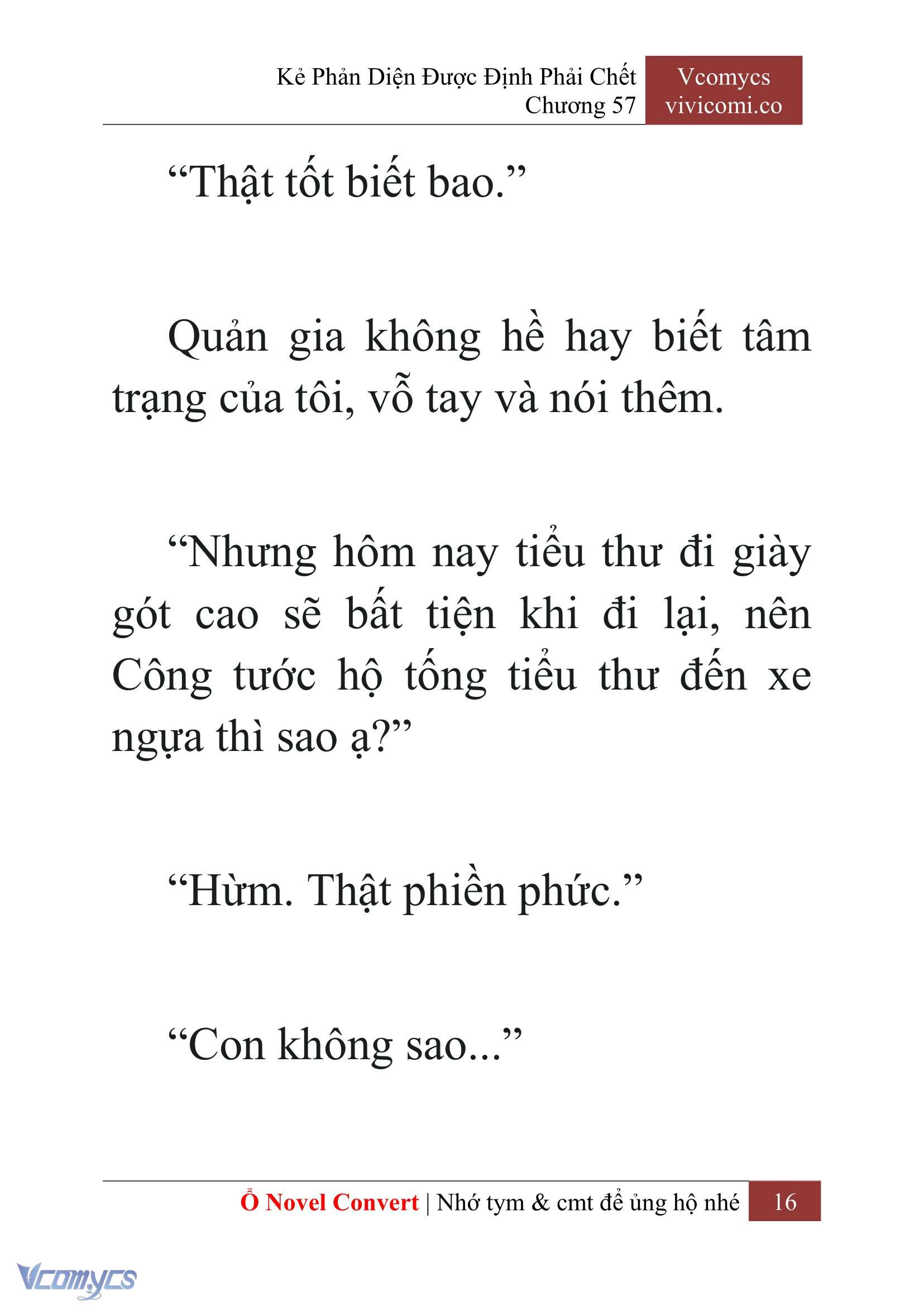 [Novel] Kẻ Phản Diện Được Định Phải Chết Chap 57 - Trang 2