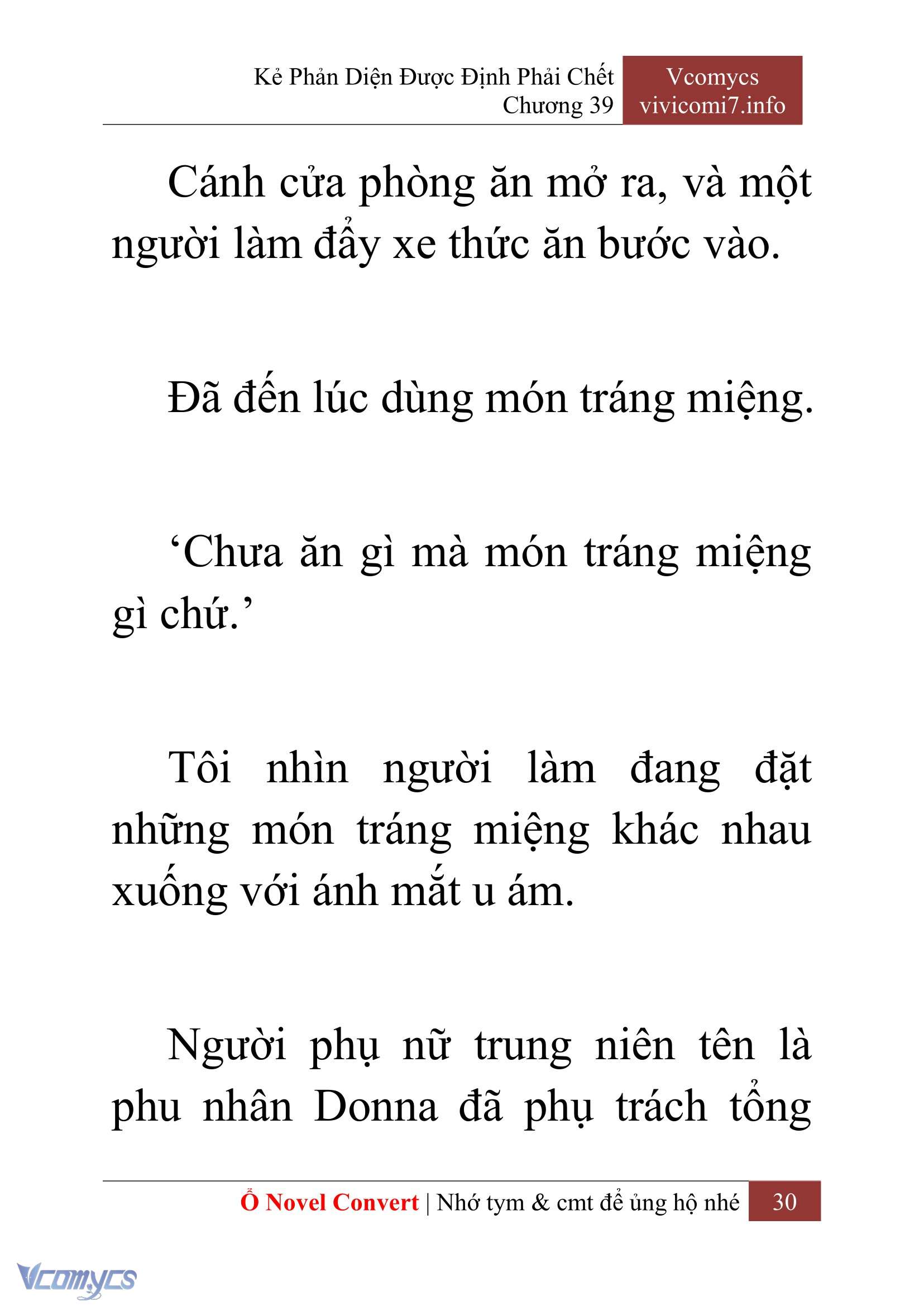 [Novel] Kẻ Phản Diện Được Định Phải Chết Chap 39 - Trang 2
