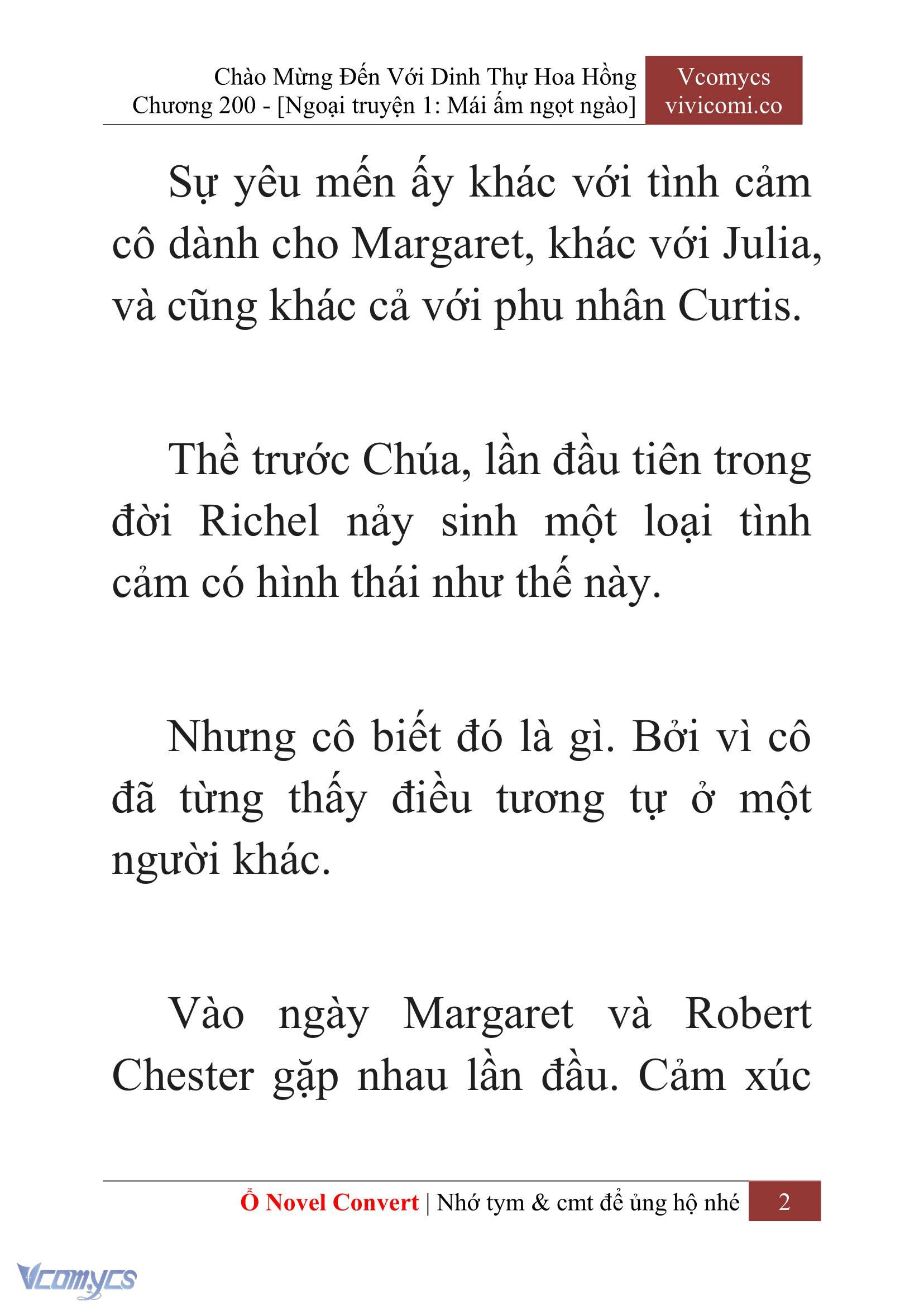 [Novel] Chào Mừng Đến Với Dinh Thự Hoa Hồng Chap 200 - Trang 2