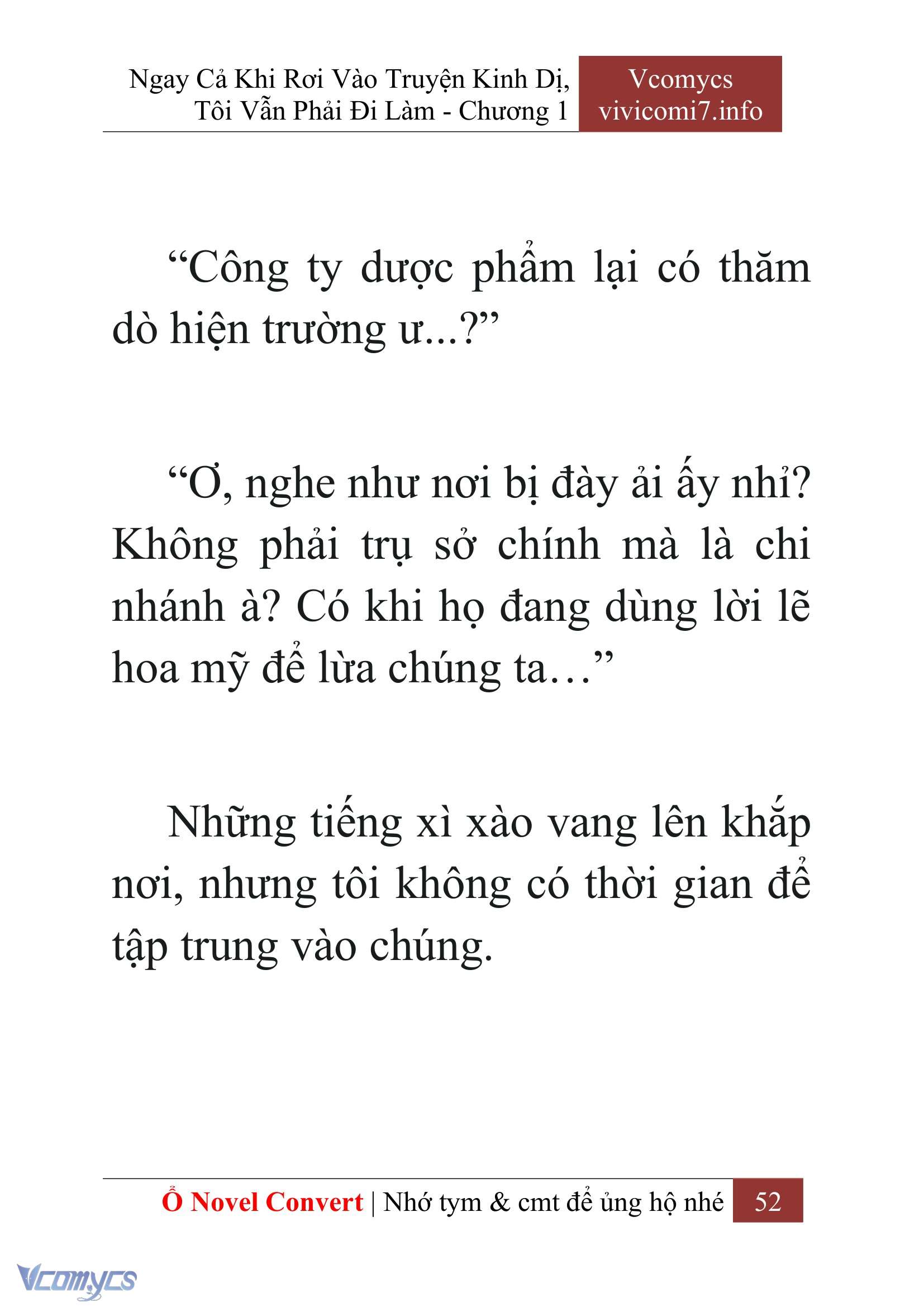 [Novel] Ngay Cả Khi Rơi Vào Truyện Kinh Dị, Tôi Vẫn Phải Đi Làm Chap 1 - Trang 2