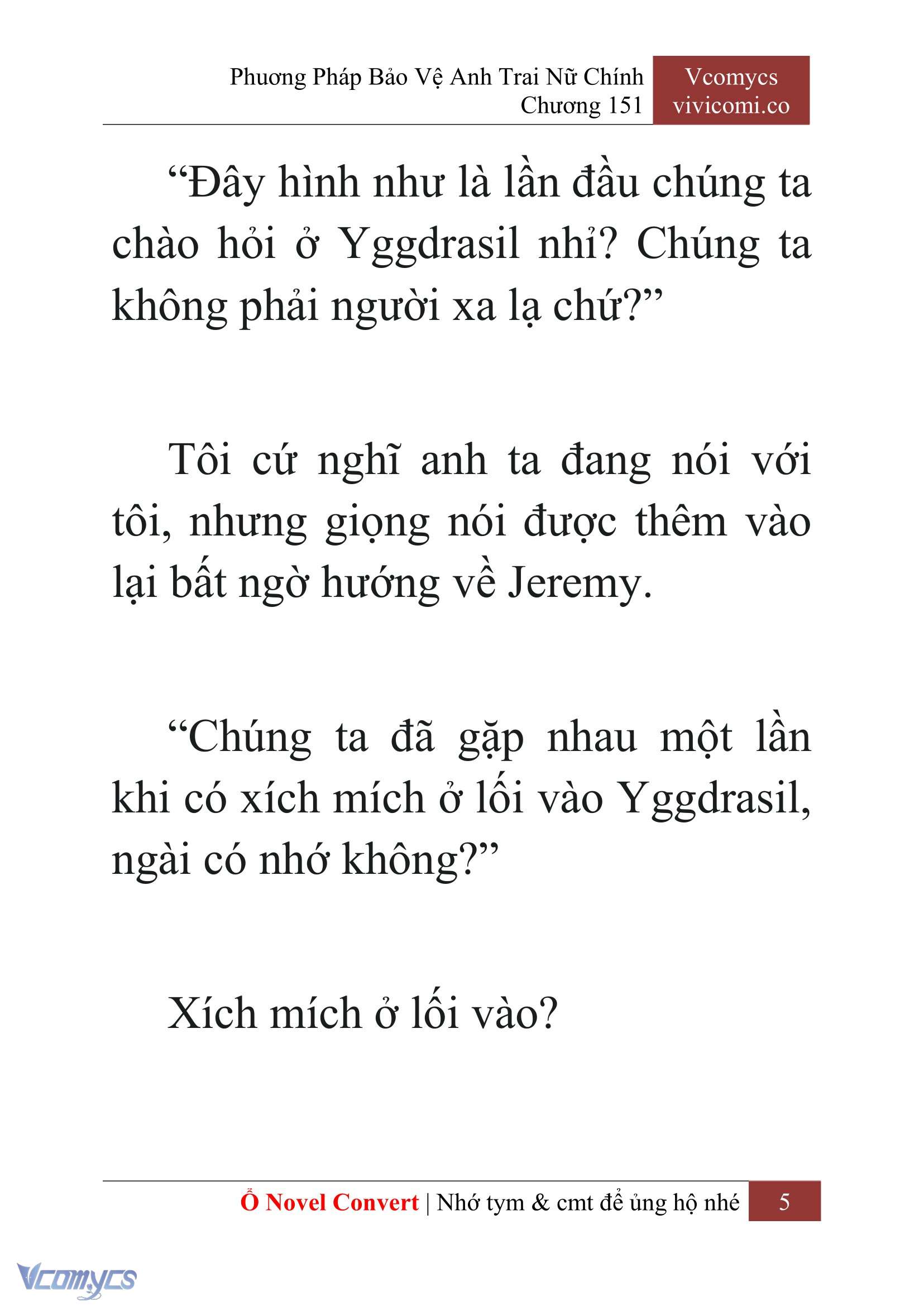 [Novel] Phương Pháp Bảo Vệ Anh Trai Nữ Chính Chap 151 - Trang 2