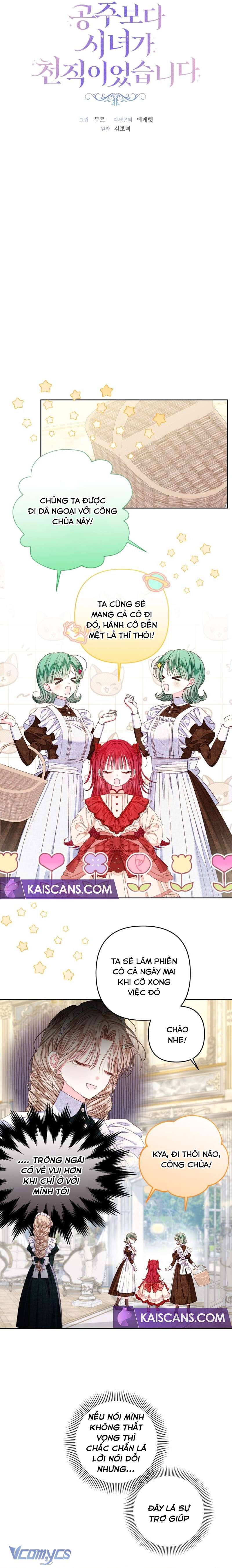 Trở Thành Hầu Gái Còn Hơn Làm Công Chúa Chap 29 - Trang 3