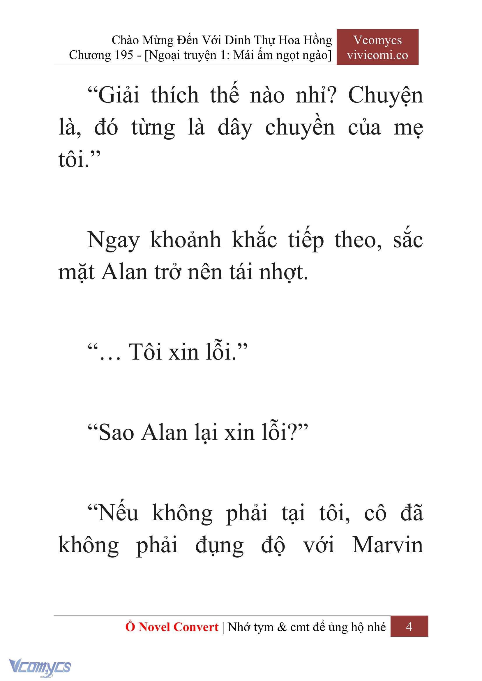 [Novel] Chào Mừng Đến Với Dinh Thự Hoa Hồng Chap 195 - Trang 2