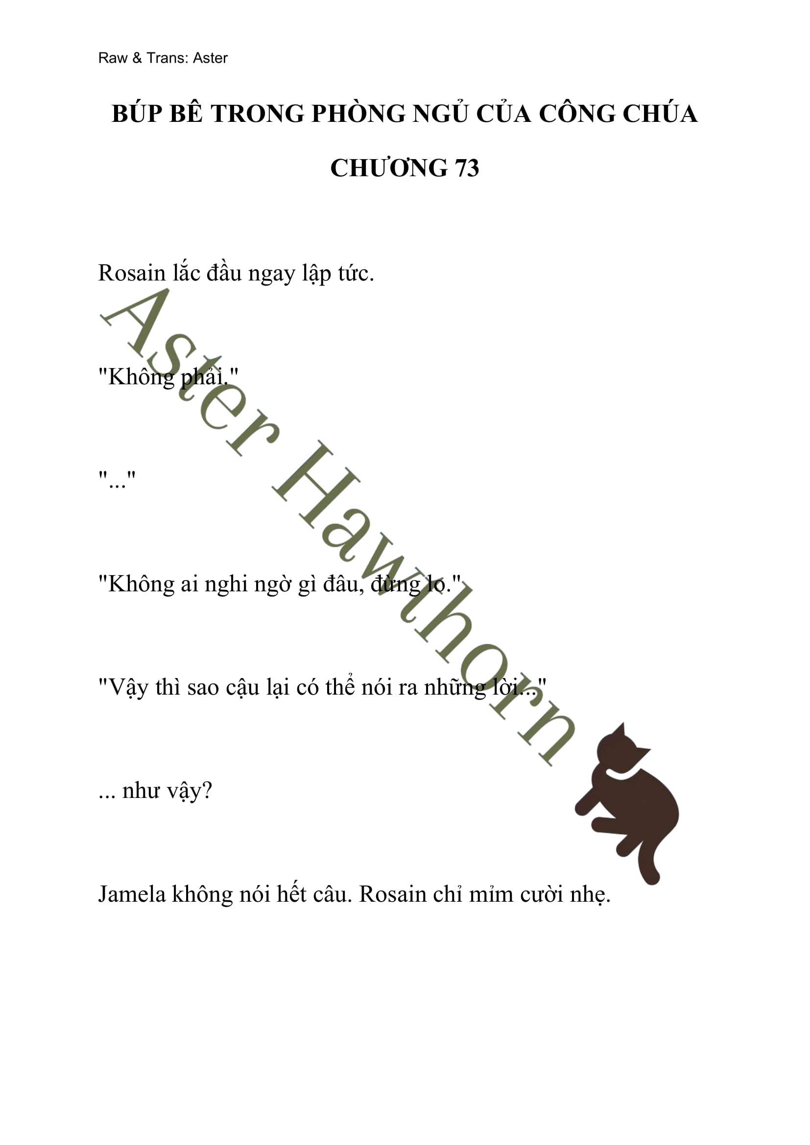 [NOVEL] Búp Bê Trong Phòng Ngủ Của Công Chúa Chap 73 - Trang 2