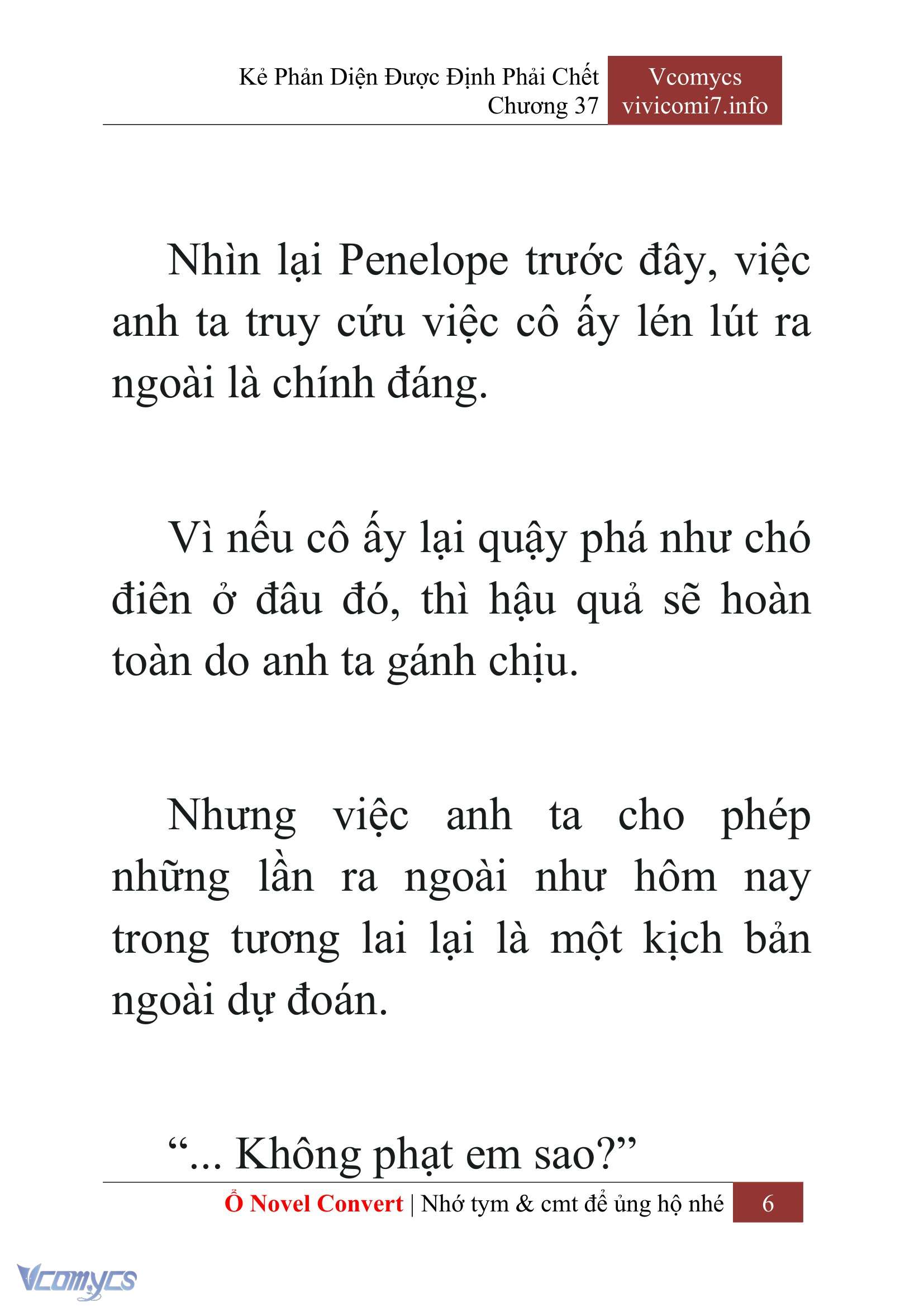 [Novel] Kẻ Phản Diện Được Định Phải Chết Chap 37 - Trang 2