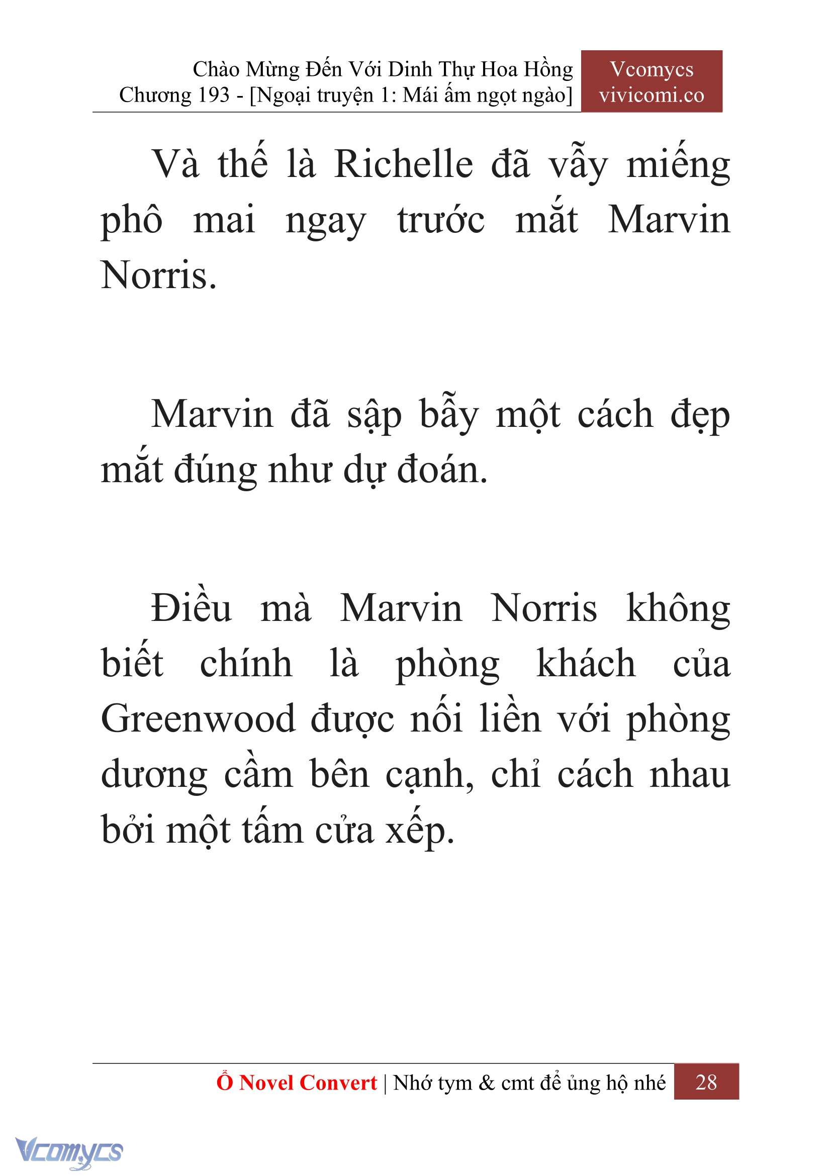 [Novel] Chào Mừng Đến Với Dinh Thự Hoa Hồng Chap 193 - Trang 2