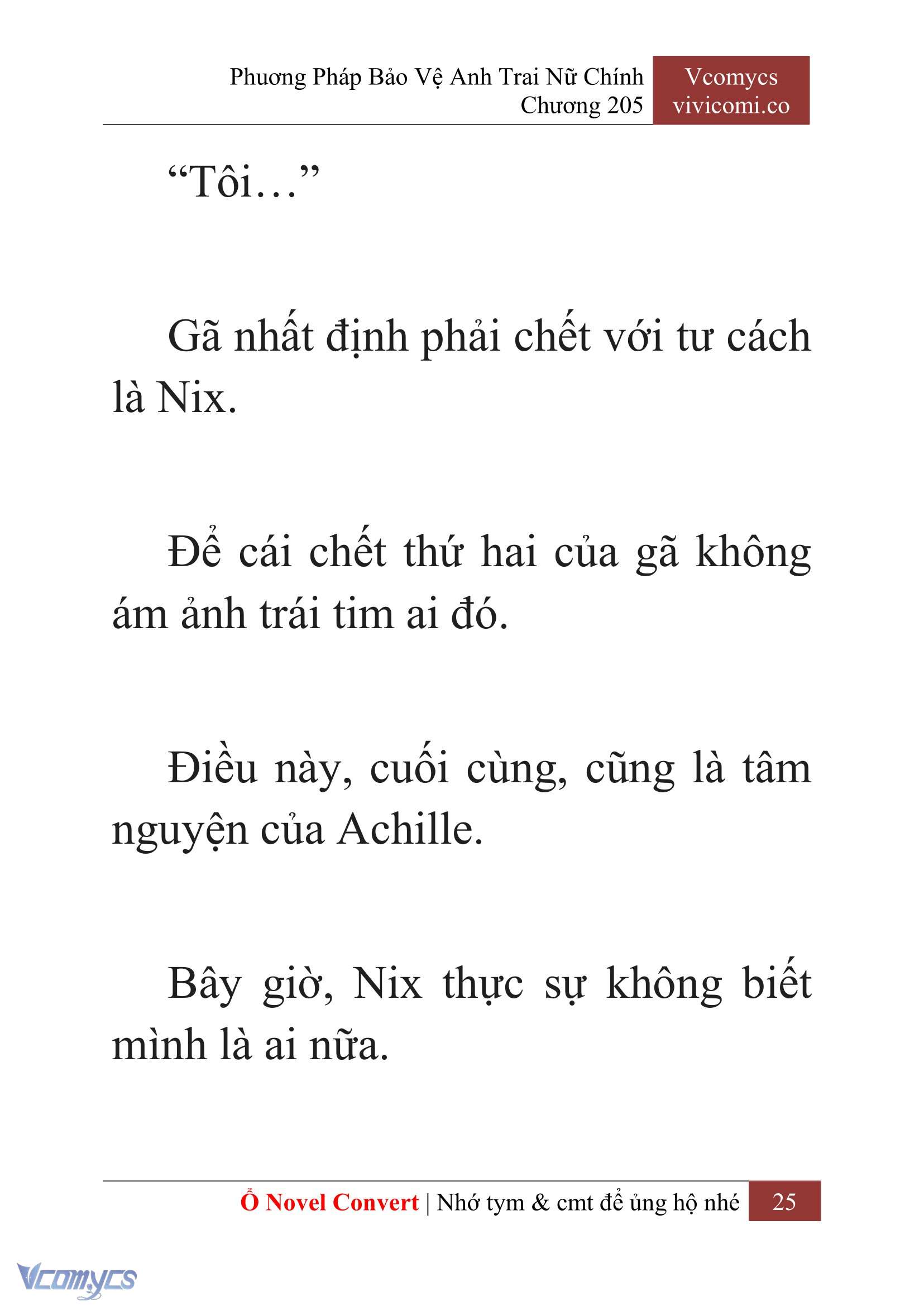 [Novel] Phương Pháp Bảo Vệ Anh Trai Nữ Chính Chap 205 - Trang 2