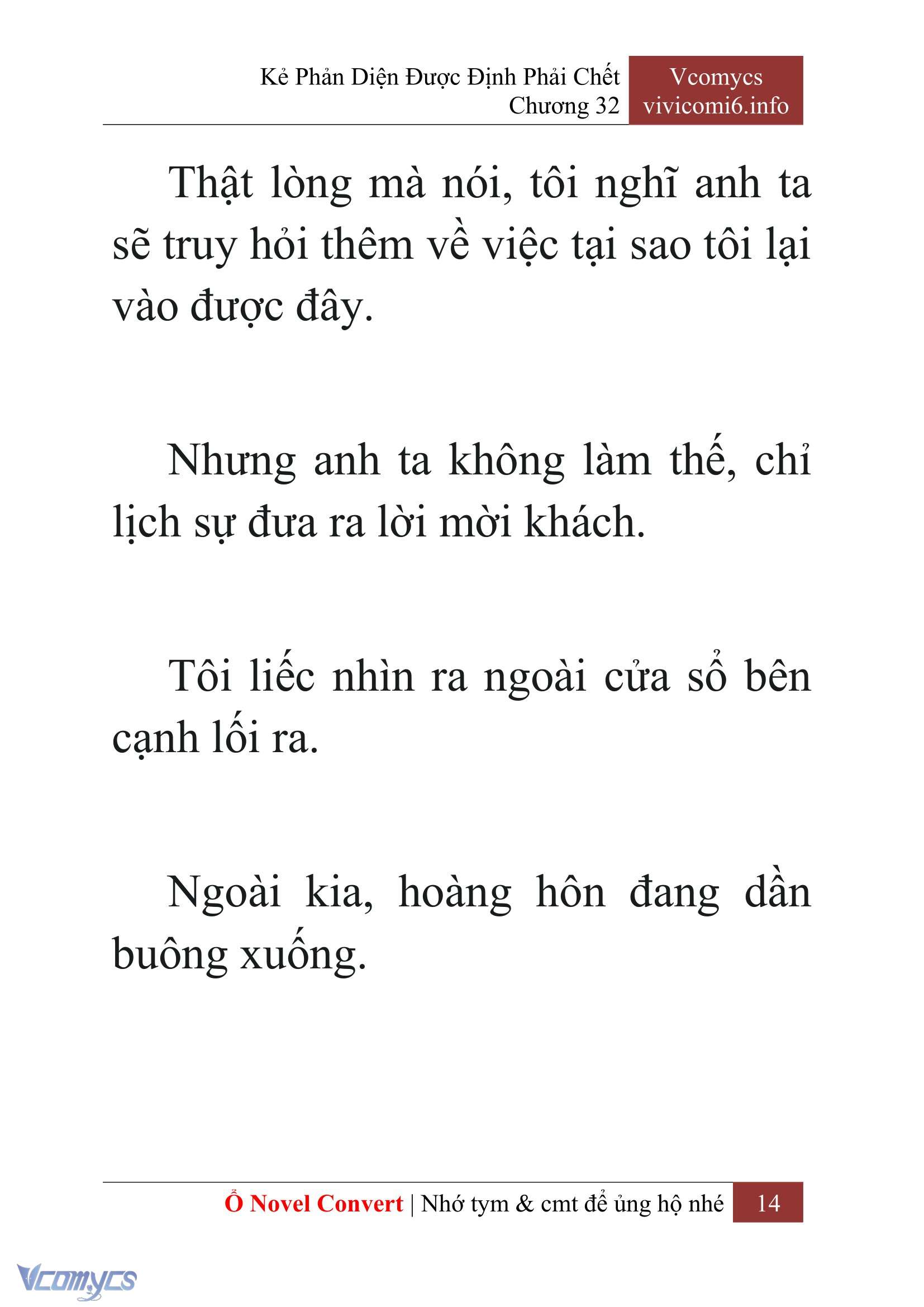 [Novel] Kẻ Phản Diện Được Định Phải Chết Chap 32 - Trang 2