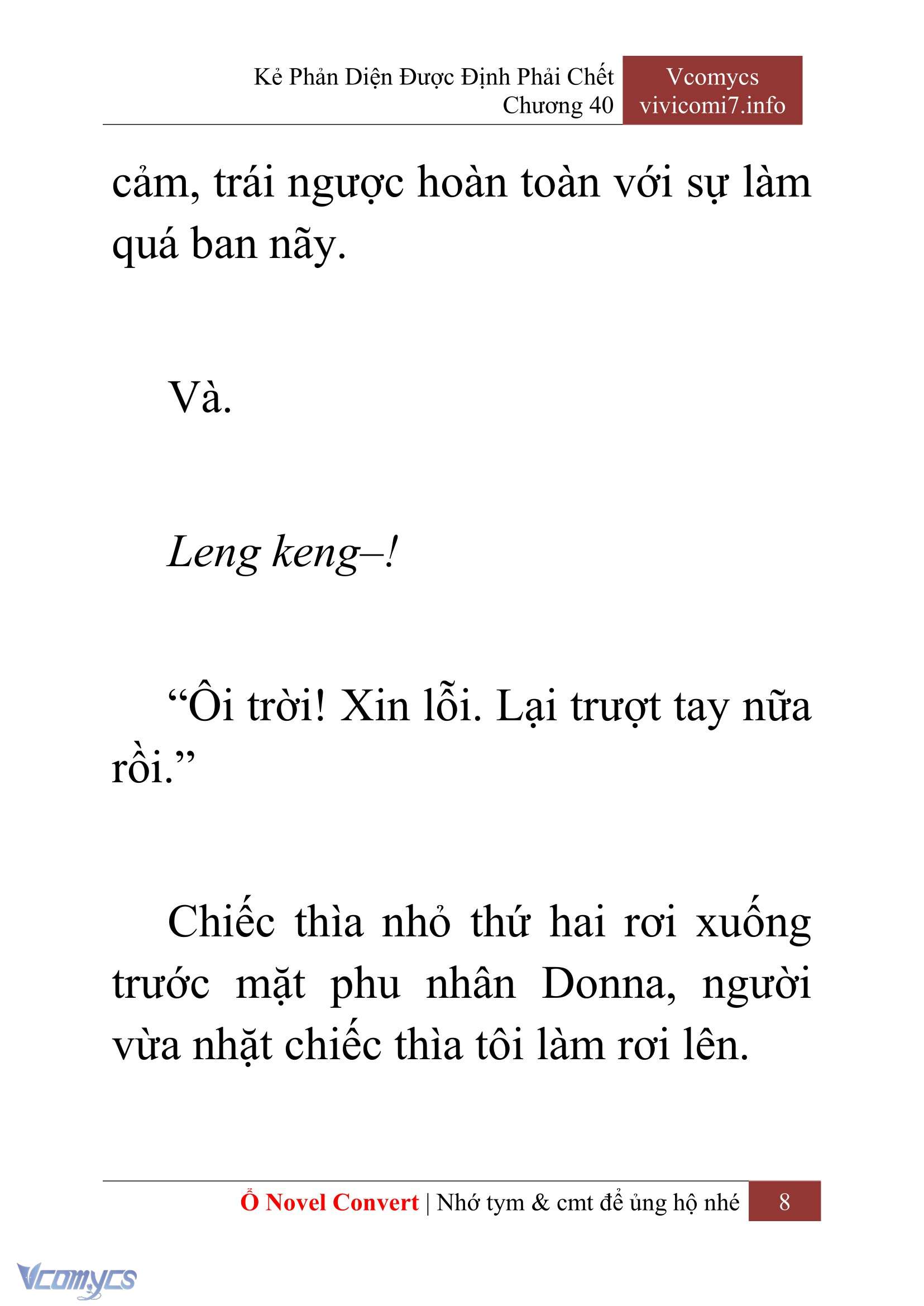 [Novel] Kẻ Phản Diện Được Định Phải Chết Chap 40 - Trang 2
