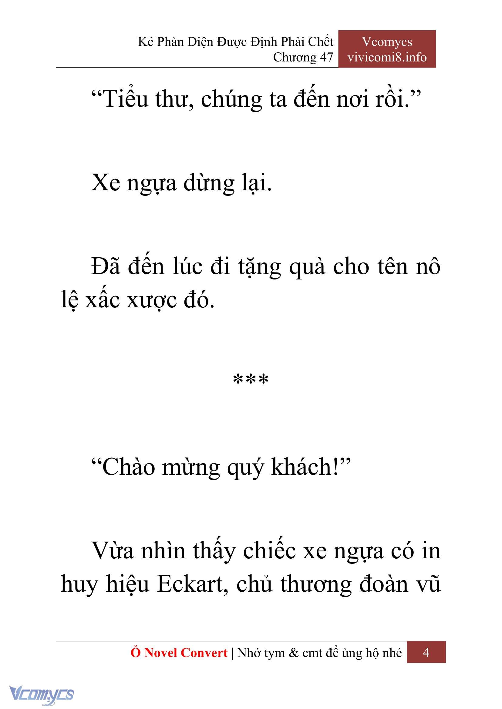 [Novel] Kẻ Phản Diện Được Định Phải Chết Chap 47 - Trang 2