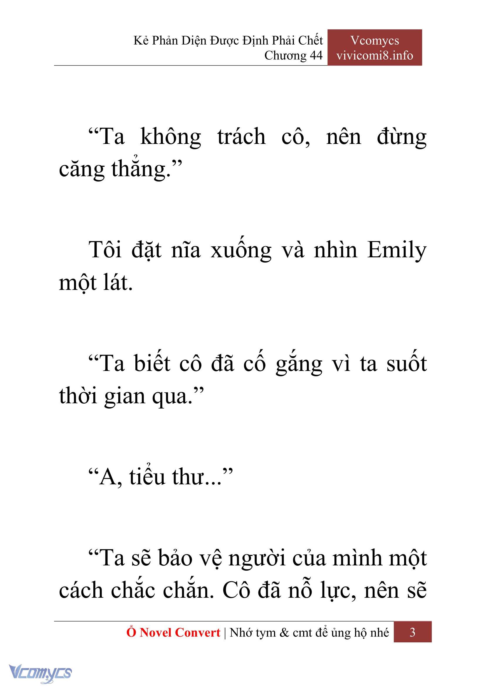 [Novel] Kẻ Phản Diện Được Định Phải Chết Chap 44 - Trang 2