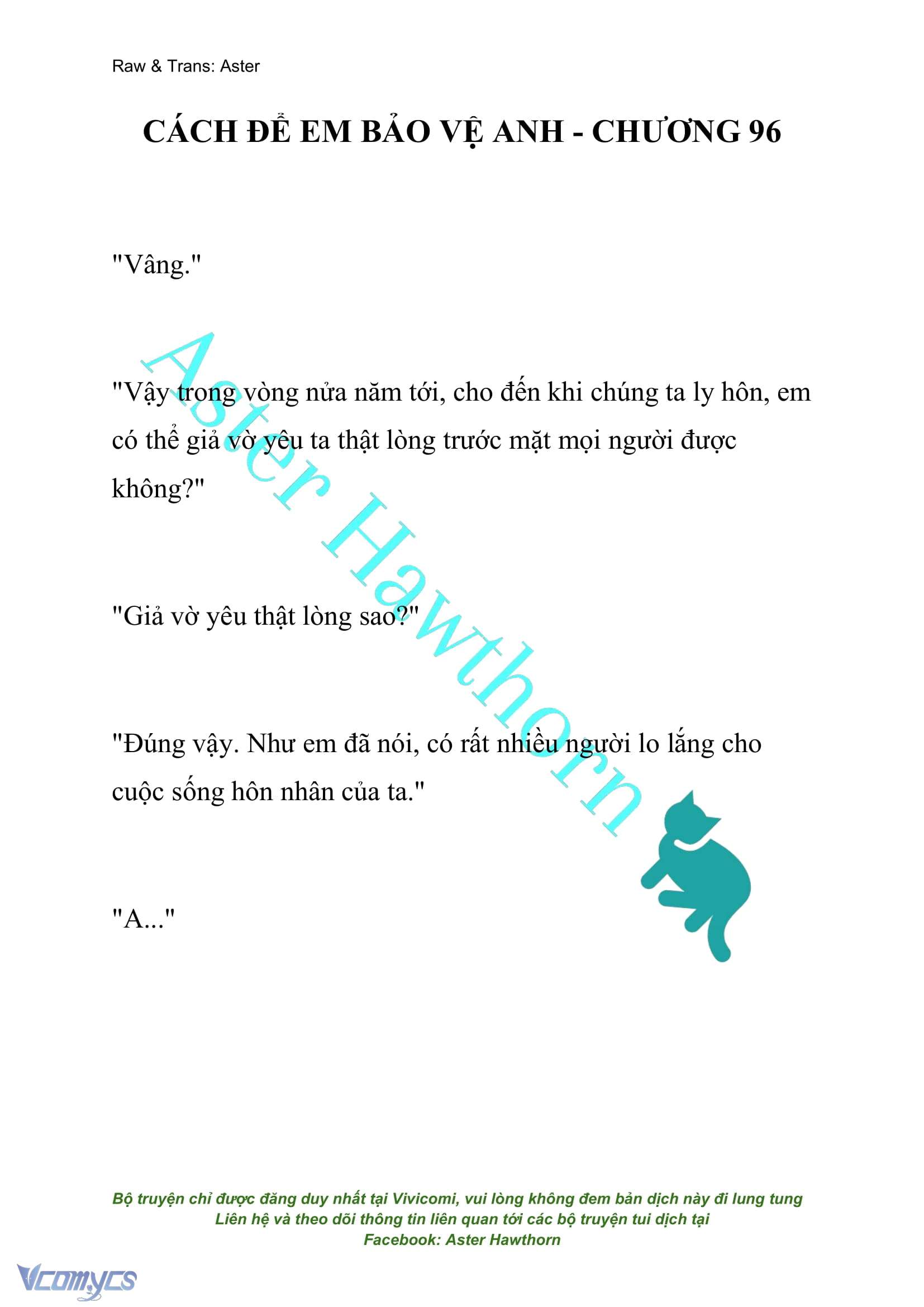 [NOVEL] Cách Để Em Bảo Vệ Anh Chap 96 - Trang 2