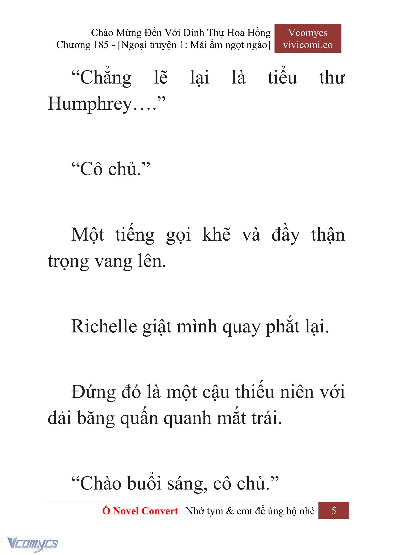 [Novel] Chào Mừng Đến Với Dinh Thự Hoa Hồng Chap 185 - Trang 2