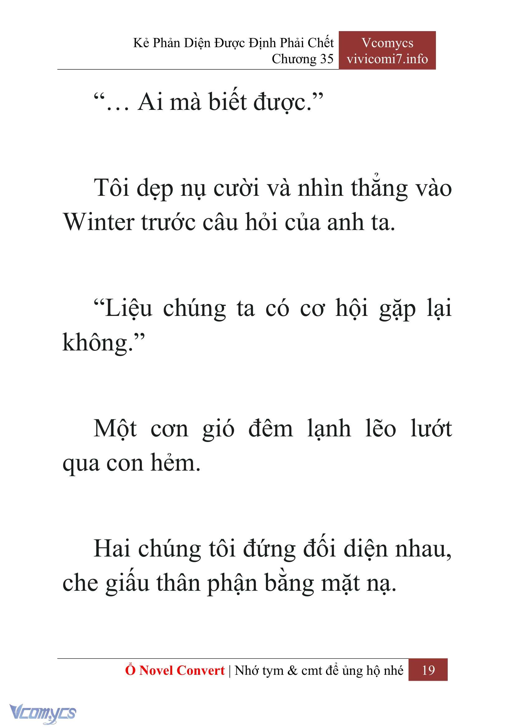 [Novel] Kẻ Phản Diện Được Định Phải Chết Chap 35 - Trang 2