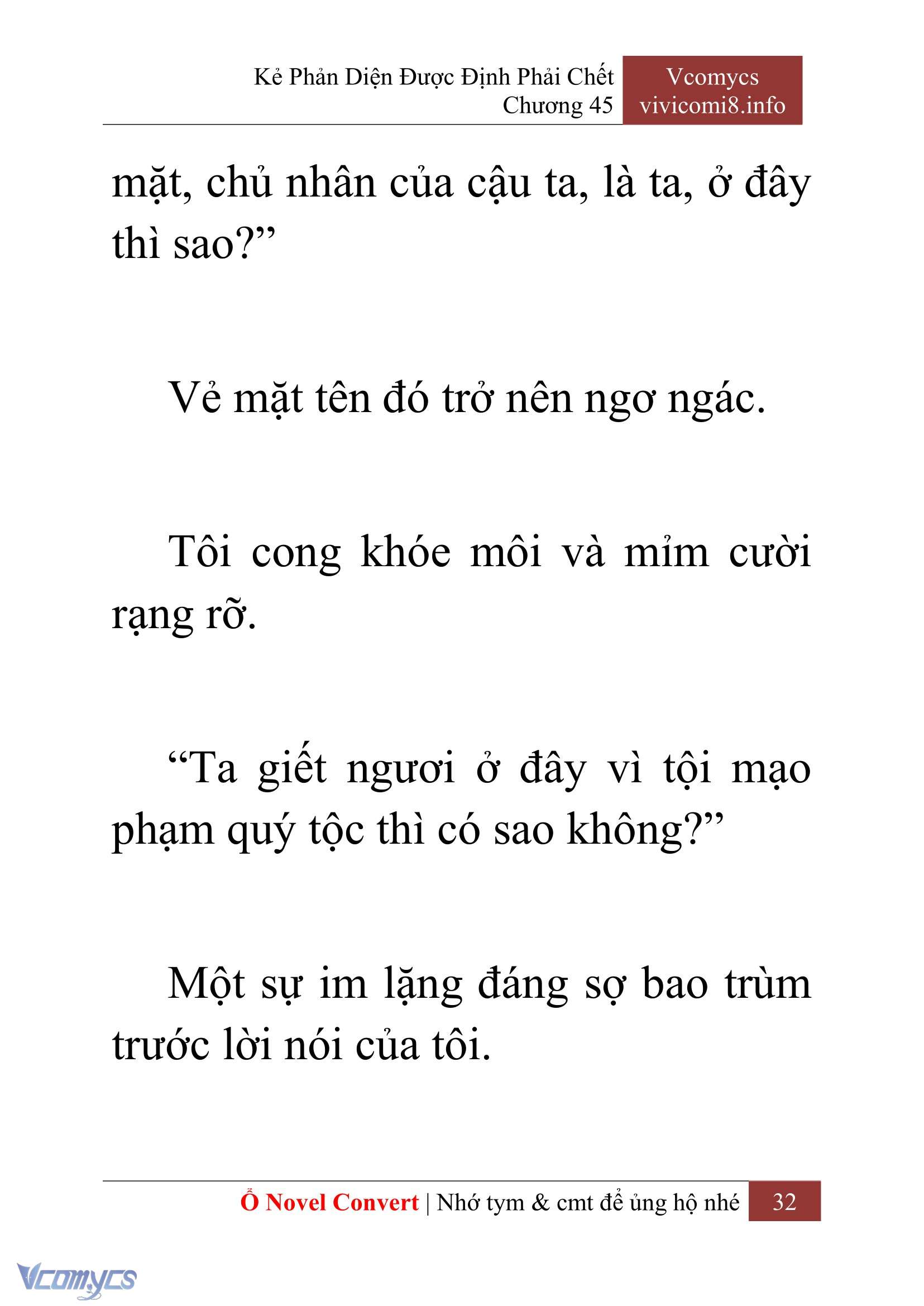 [Novel] Kẻ Phản Diện Được Định Phải Chết Chap 45 - Trang 2