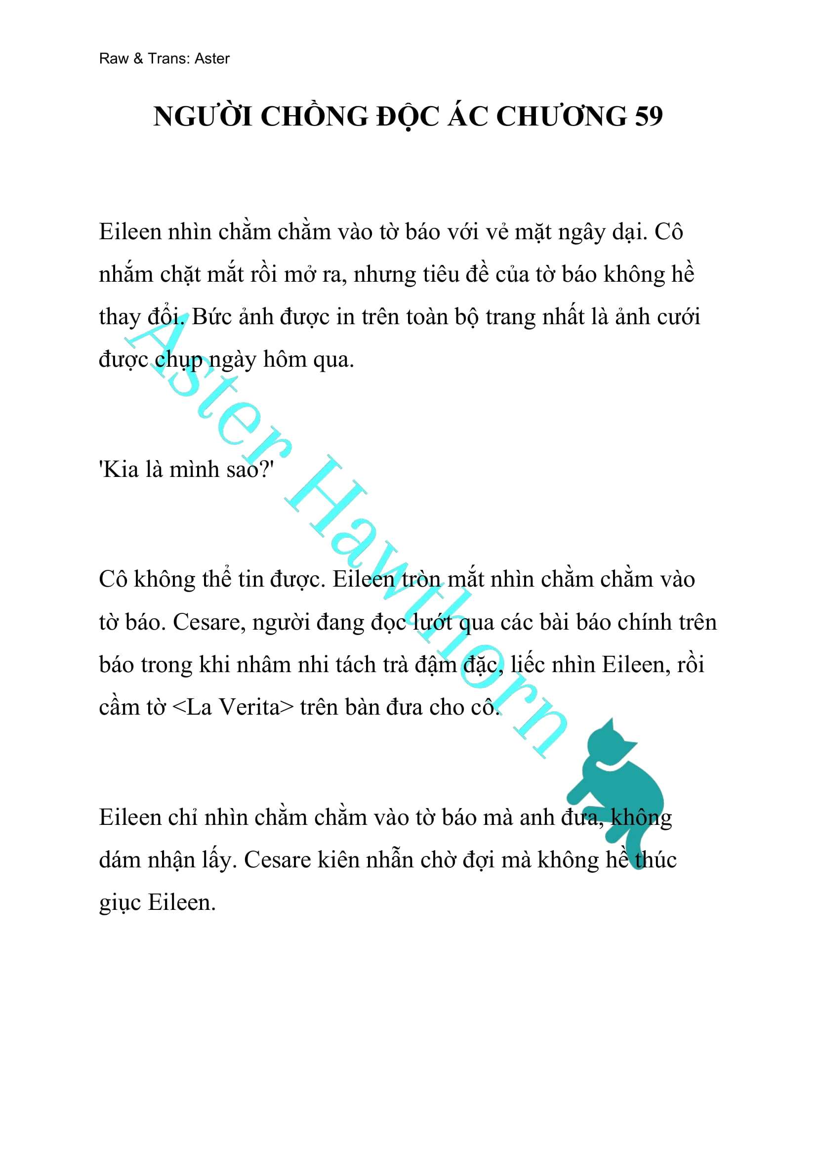 [NOVEL] Người Chồng Độc Ác Chap 59 - Trang 2