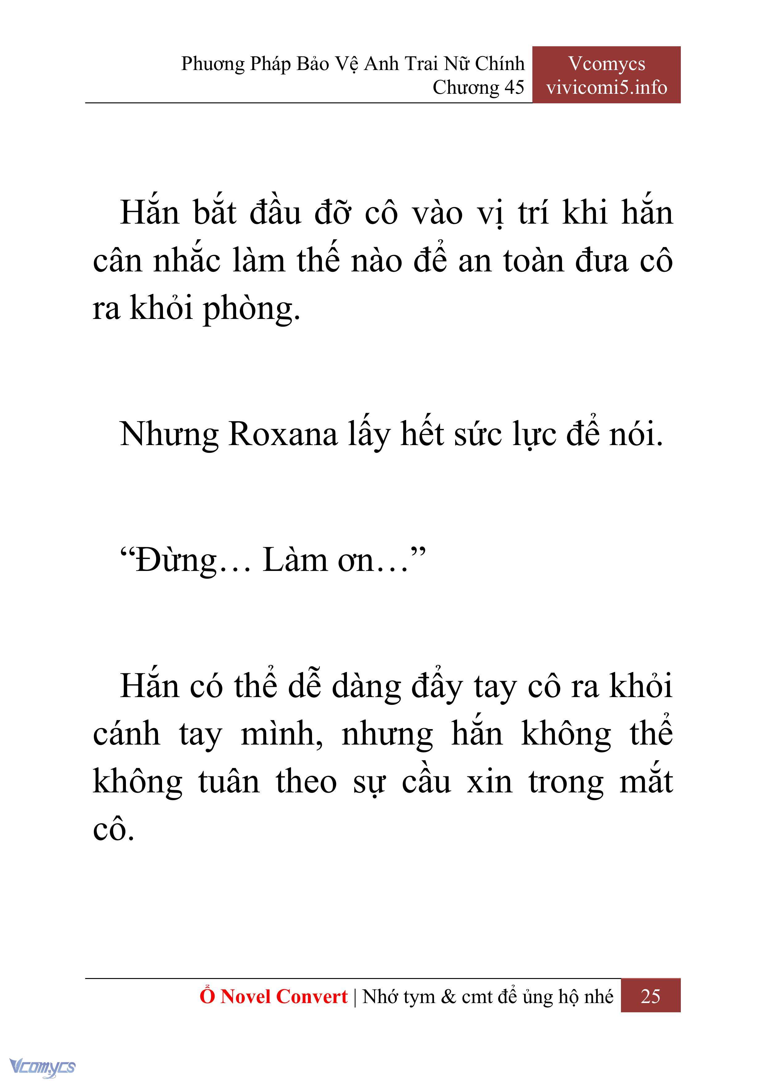 [Novel] Phương Pháp Bảo Vệ Anh Trai Nữ Chính Chap 45 - Trang 2