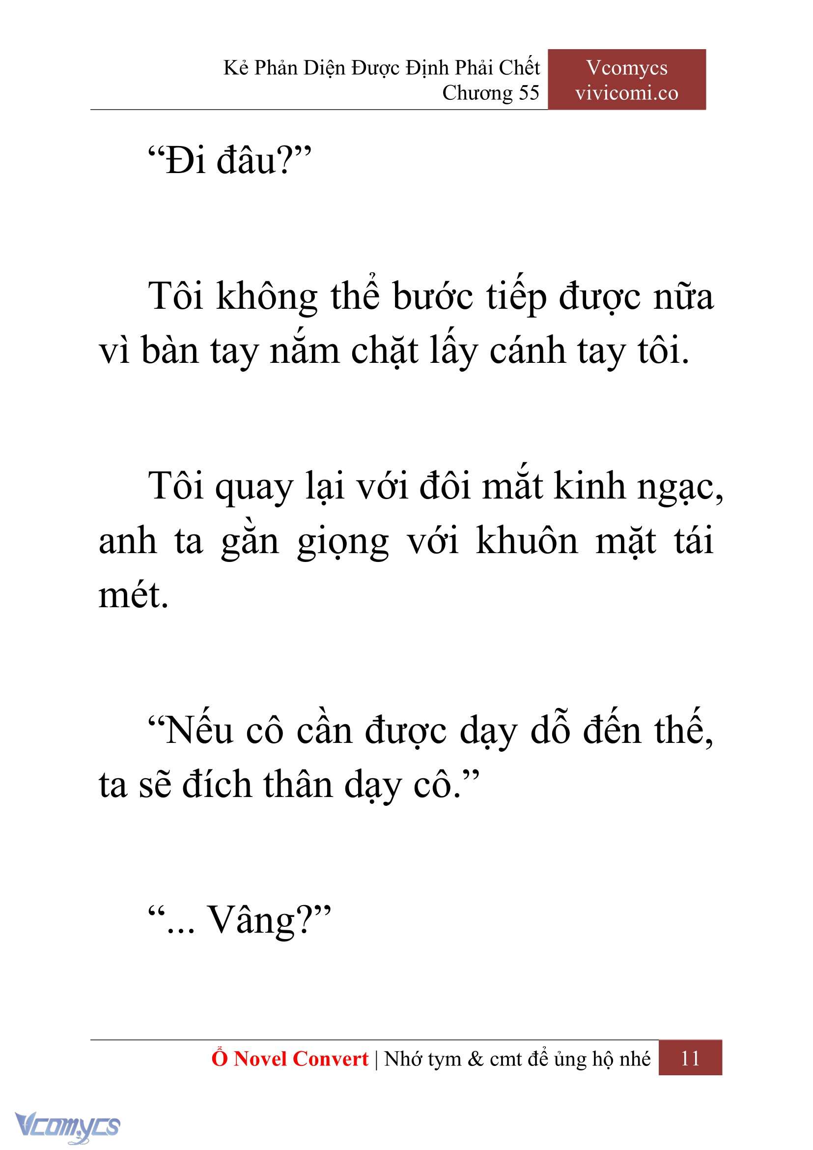 [Novel] Kẻ Phản Diện Được Định Phải Chết Chap 55 - Trang 2