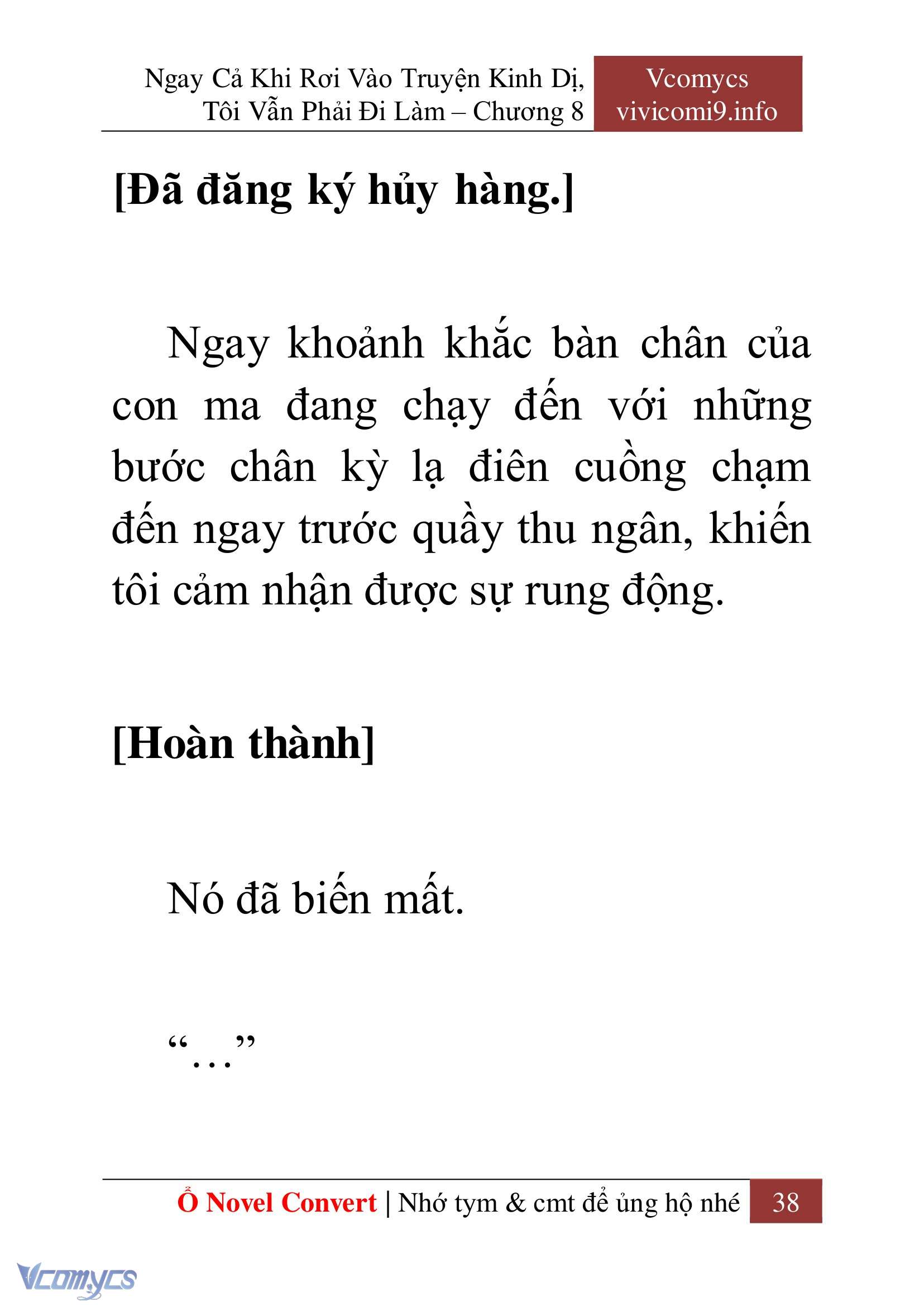 [Novel] Ngay Cả Khi Rơi Vào Truyện Kinh Dị, Tôi Vẫn Phải Đi Làm Chap 8 - Trang 2