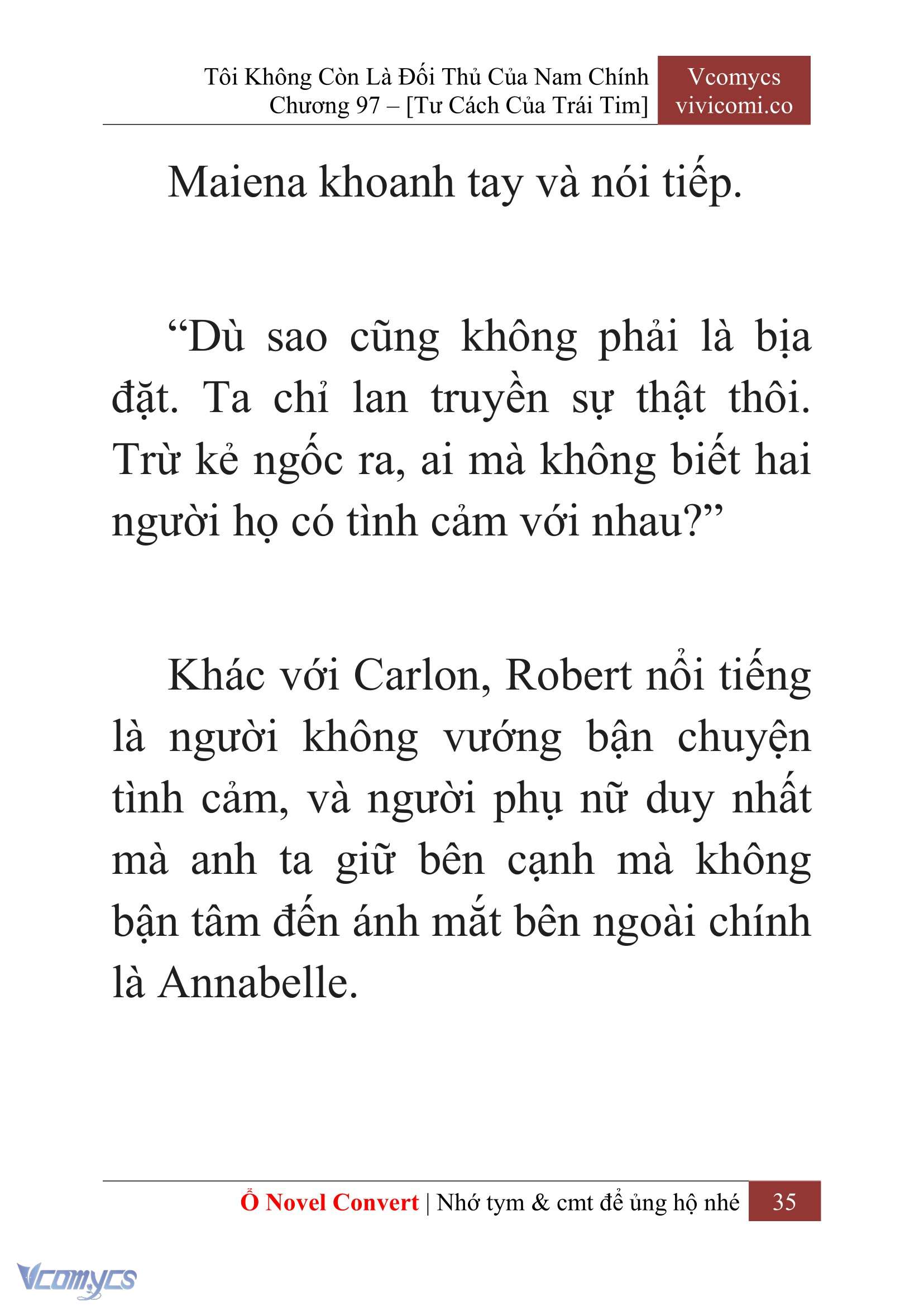 [Novel] Tôi Không Còn Là Đối Thủ Của Nam Chính Chap 97 - Trang 2