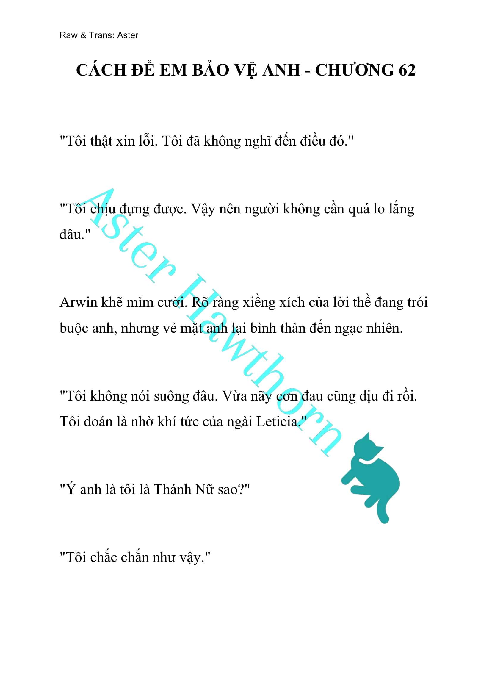 [NOVEL] Cách Để Em Bảo Vệ Anh Chap 62 - Trang 2