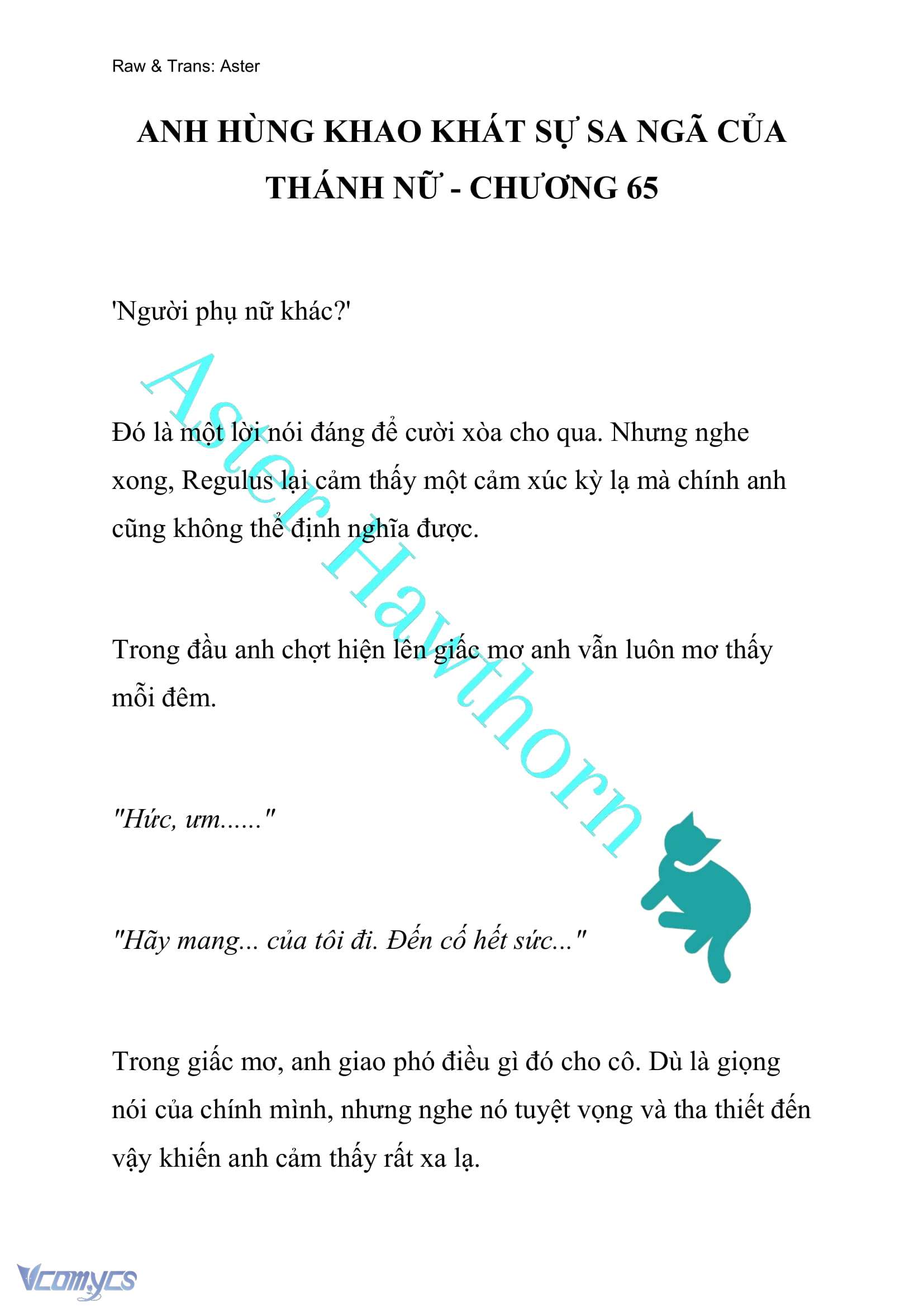 [NOVEL] Anh Hùng Khao Khát Sự Sa Ngã Của Thánh Nữ Chap 65 - Trang 2