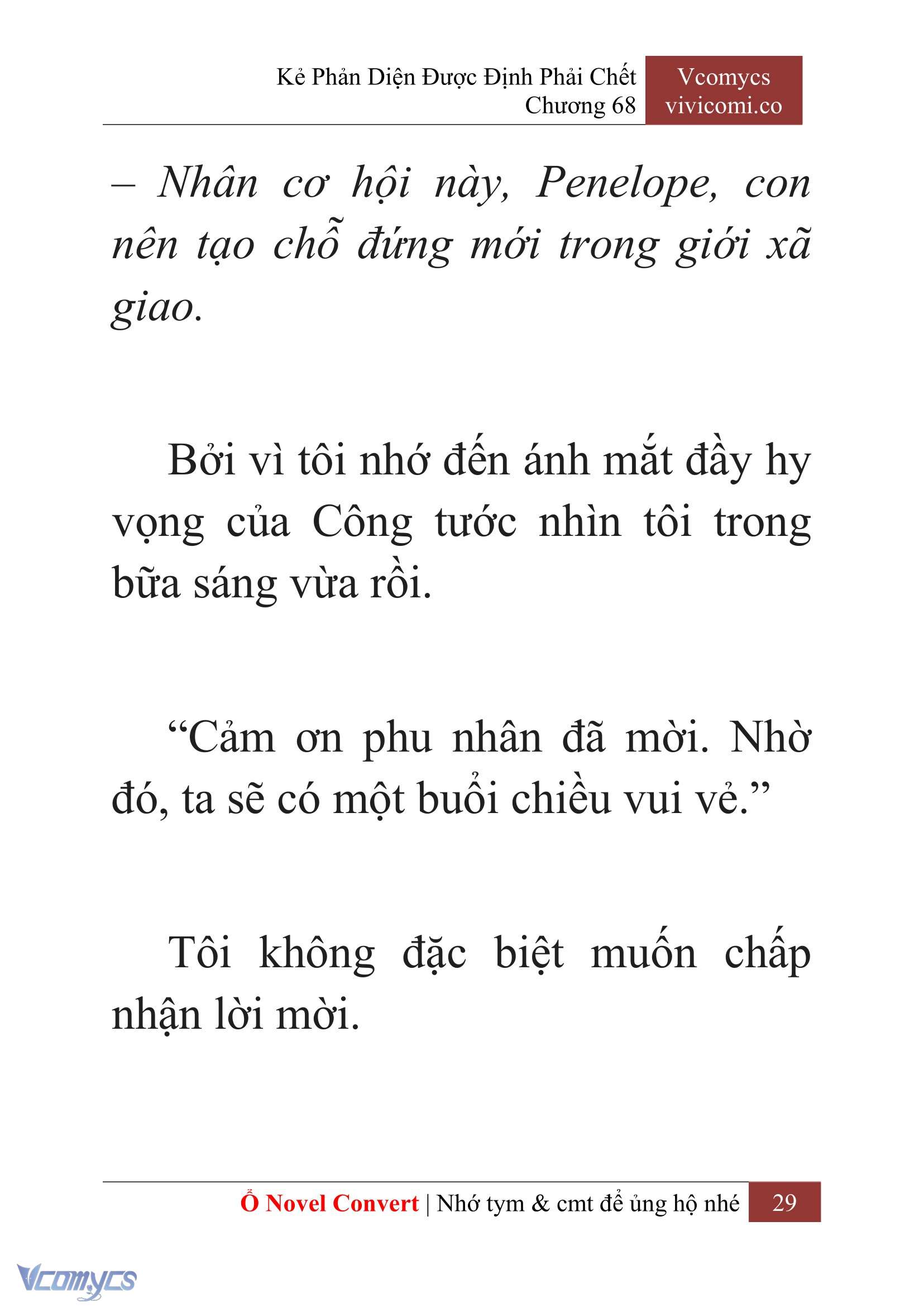 [Novel] Kẻ Phản Diện Được Định Phải Chết Chap 68 - Next Chap 69