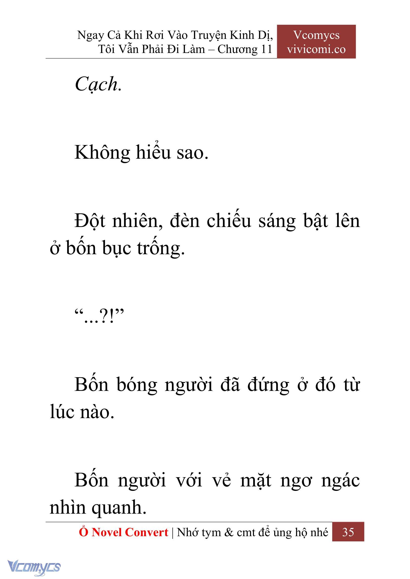 [Novel] Ngay Cả Khi Rơi Vào Truyện Kinh Dị, Tôi Vẫn Phải Đi Làm Chap 11 - Trang 2