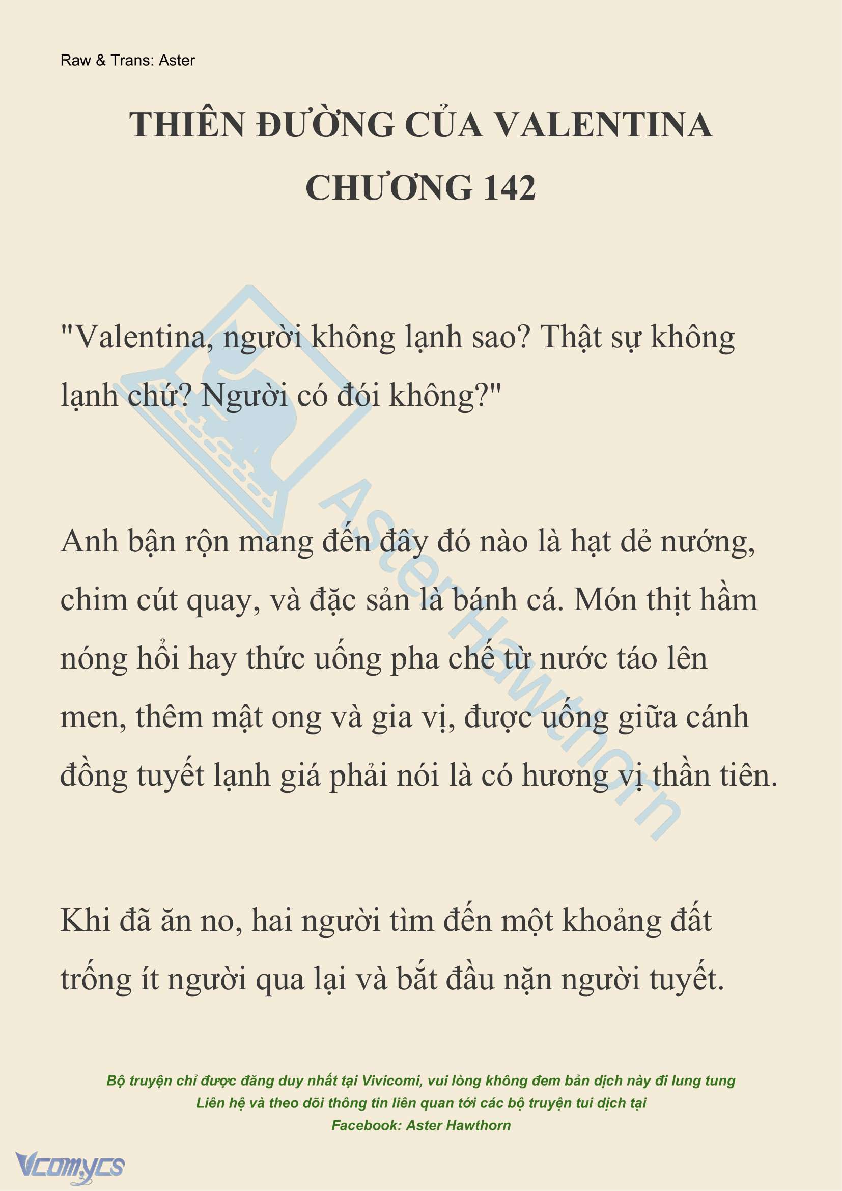 [NOVEL] Thiên Đường Của Valentina Chap 142 - Trang 2