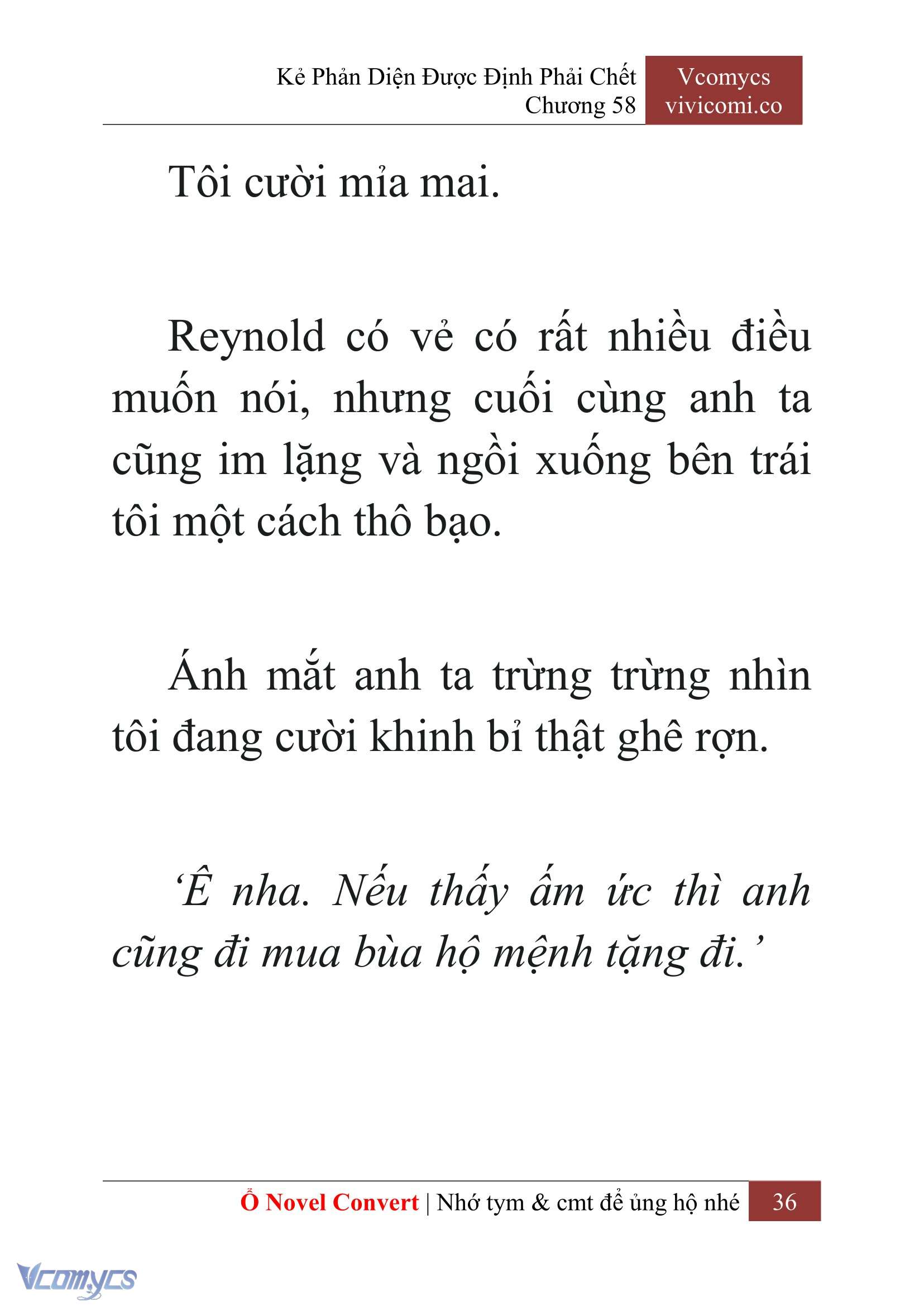 [Novel] Kẻ Phản Diện Được Định Phải Chết Chap 58 - Trang 2
